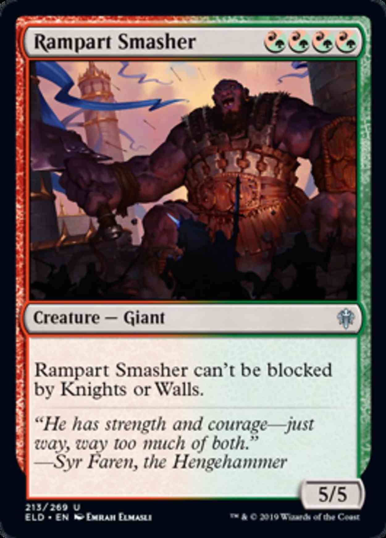 Rampart Smasher magic card front