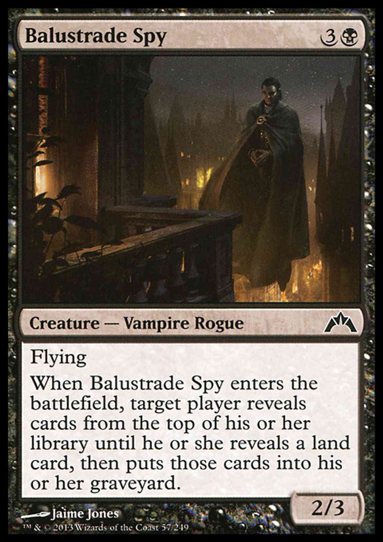 Balustrade Spy magic card front