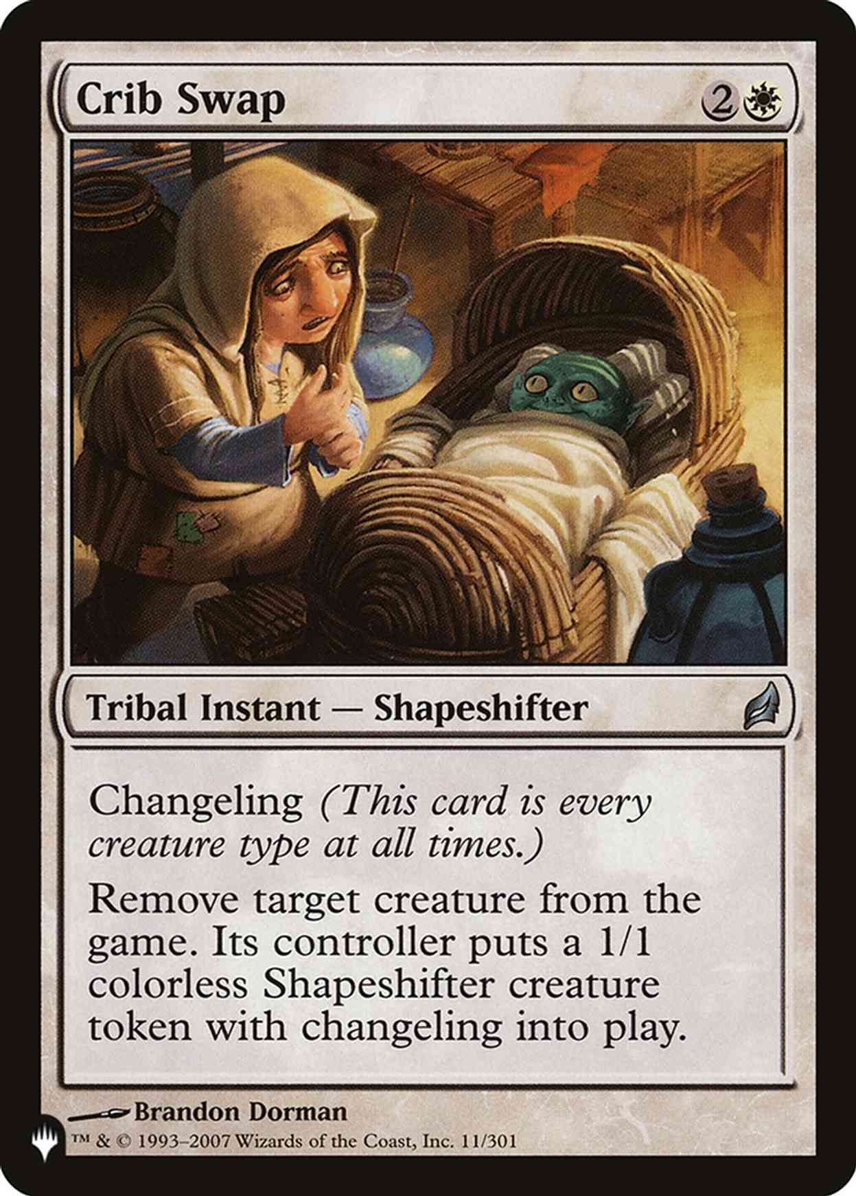 Crib Swap magic card front