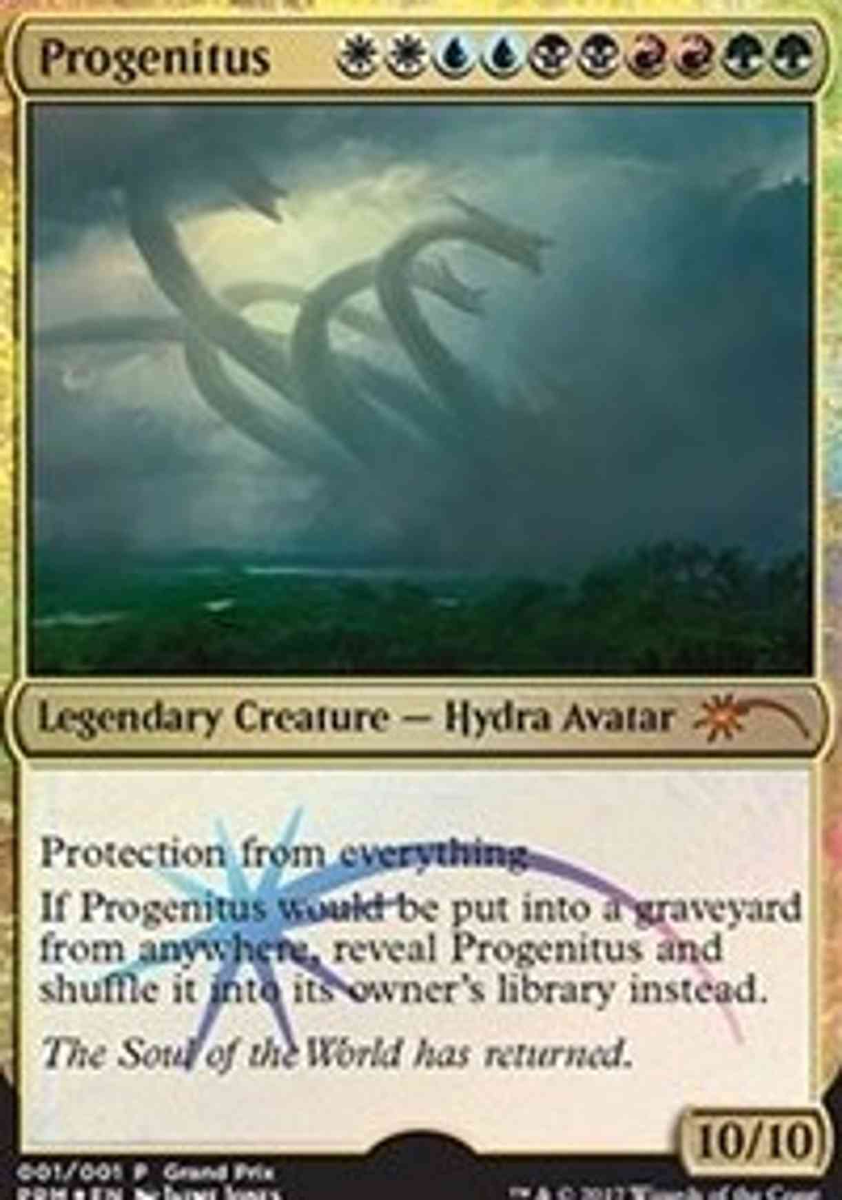 Progenitus magic card front