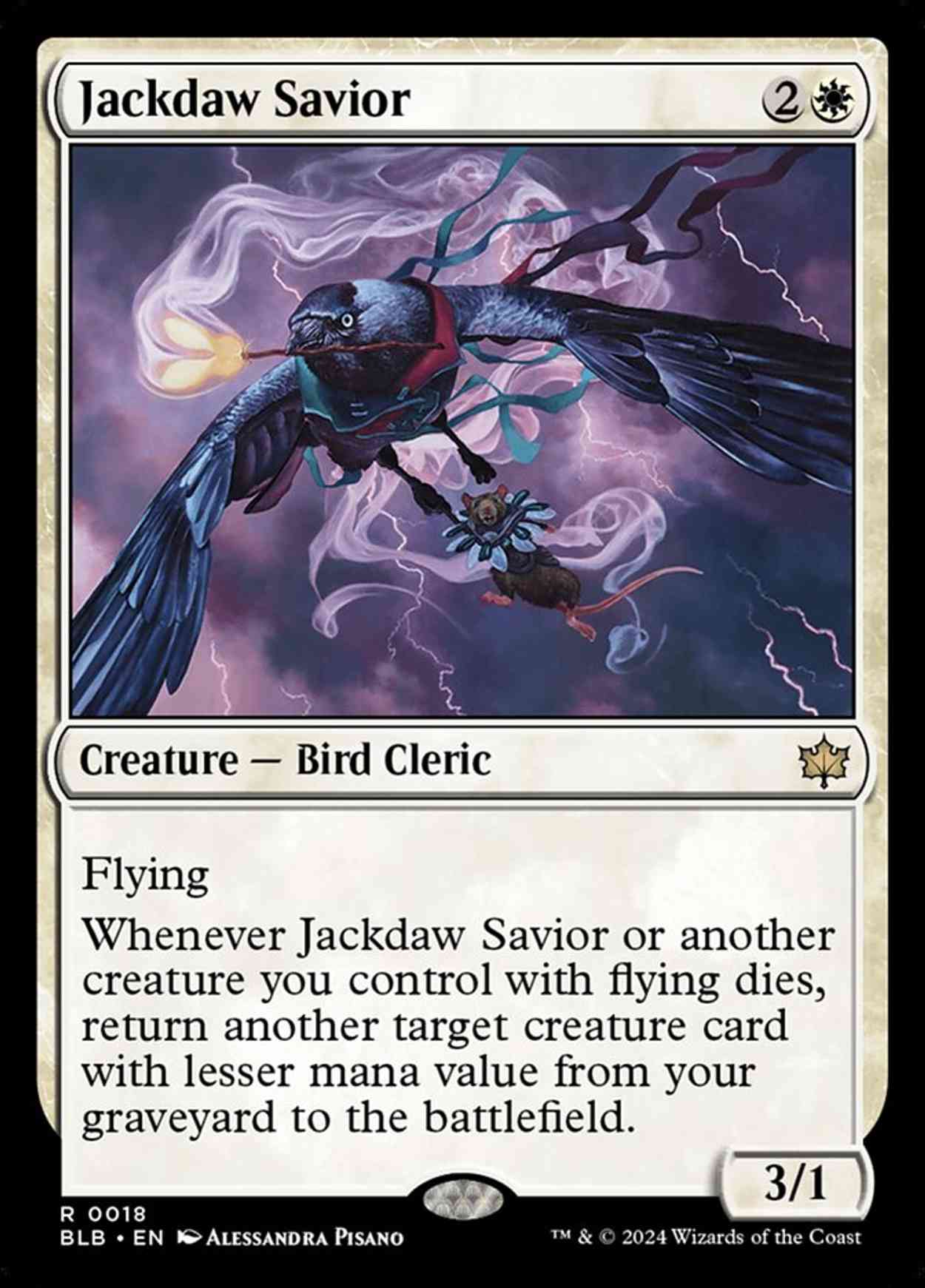 Jackdaw Savior magic card front