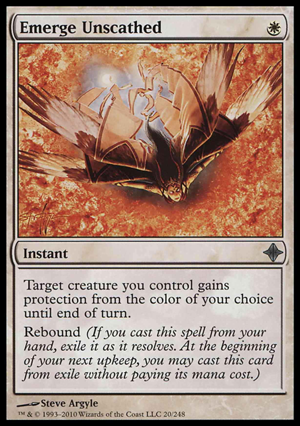 Emerge Unscathed magic card front