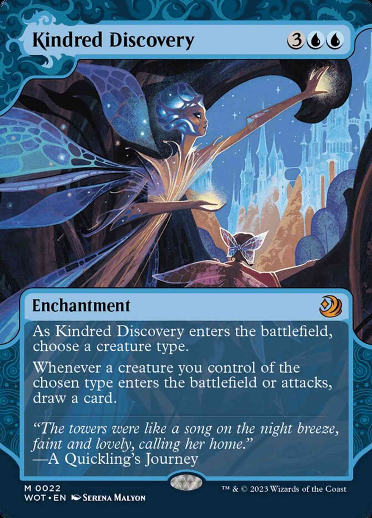 Kindred Discovery magic card front