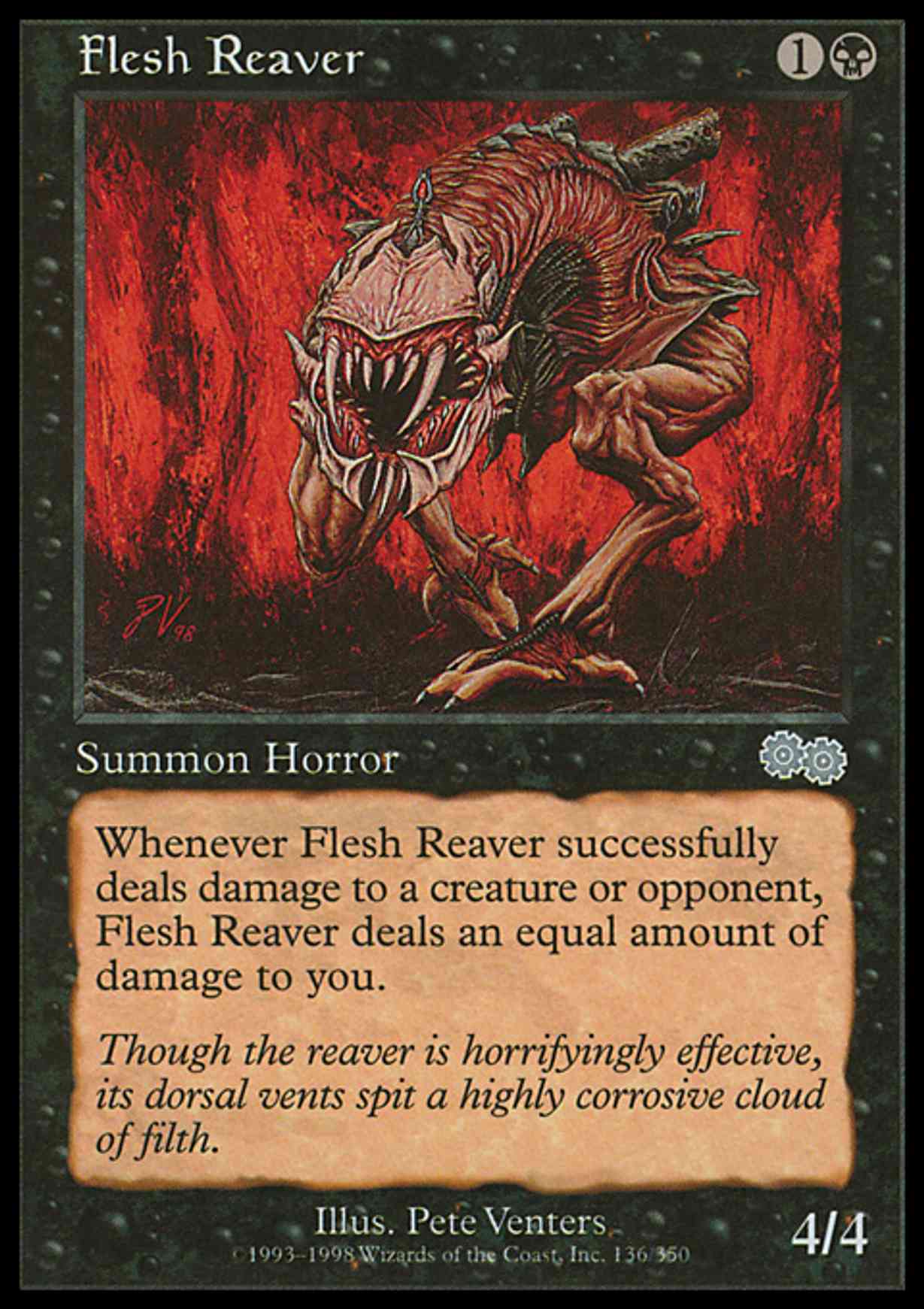 Flesh Reaver magic card front