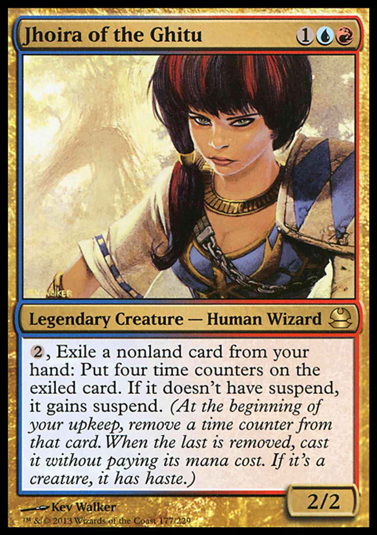 Jhoira of the Ghitu magic card front