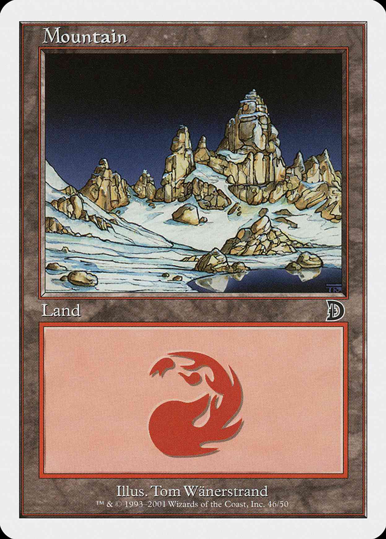 Mountain (46) magic card front