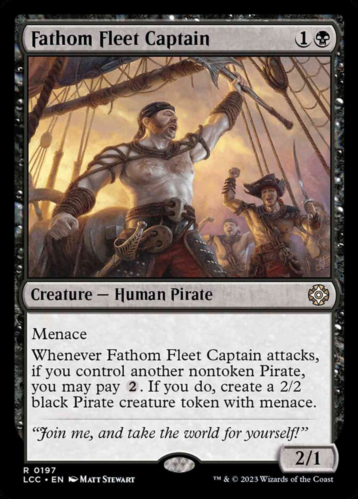 Fathom Fleet Captain magic card front