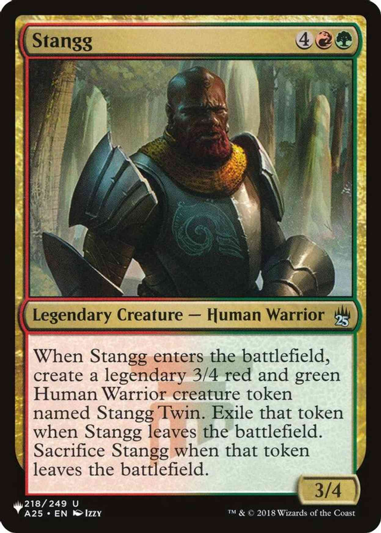 Stangg magic card front