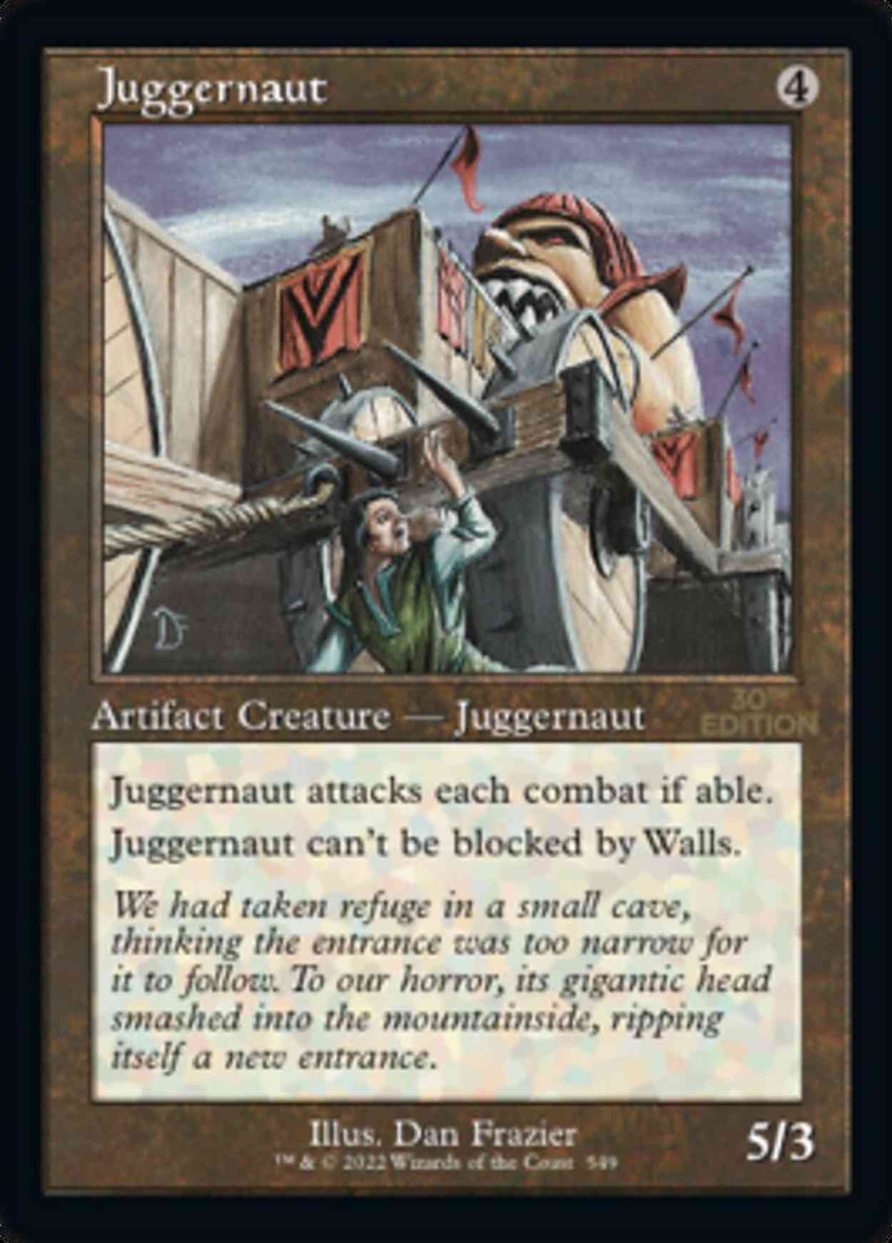 Juggernaut (Retro Frame) magic card front