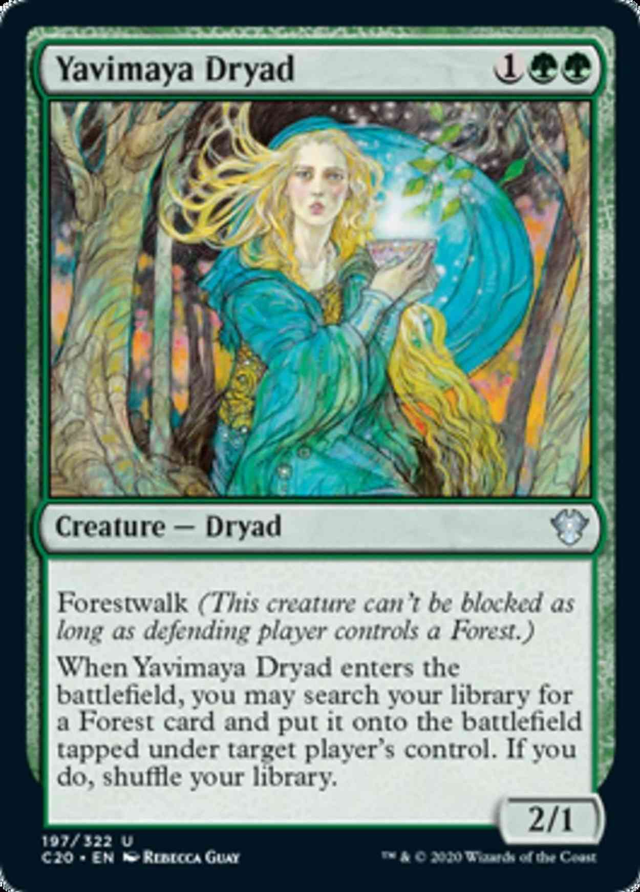 Yavimaya Dryad magic card front