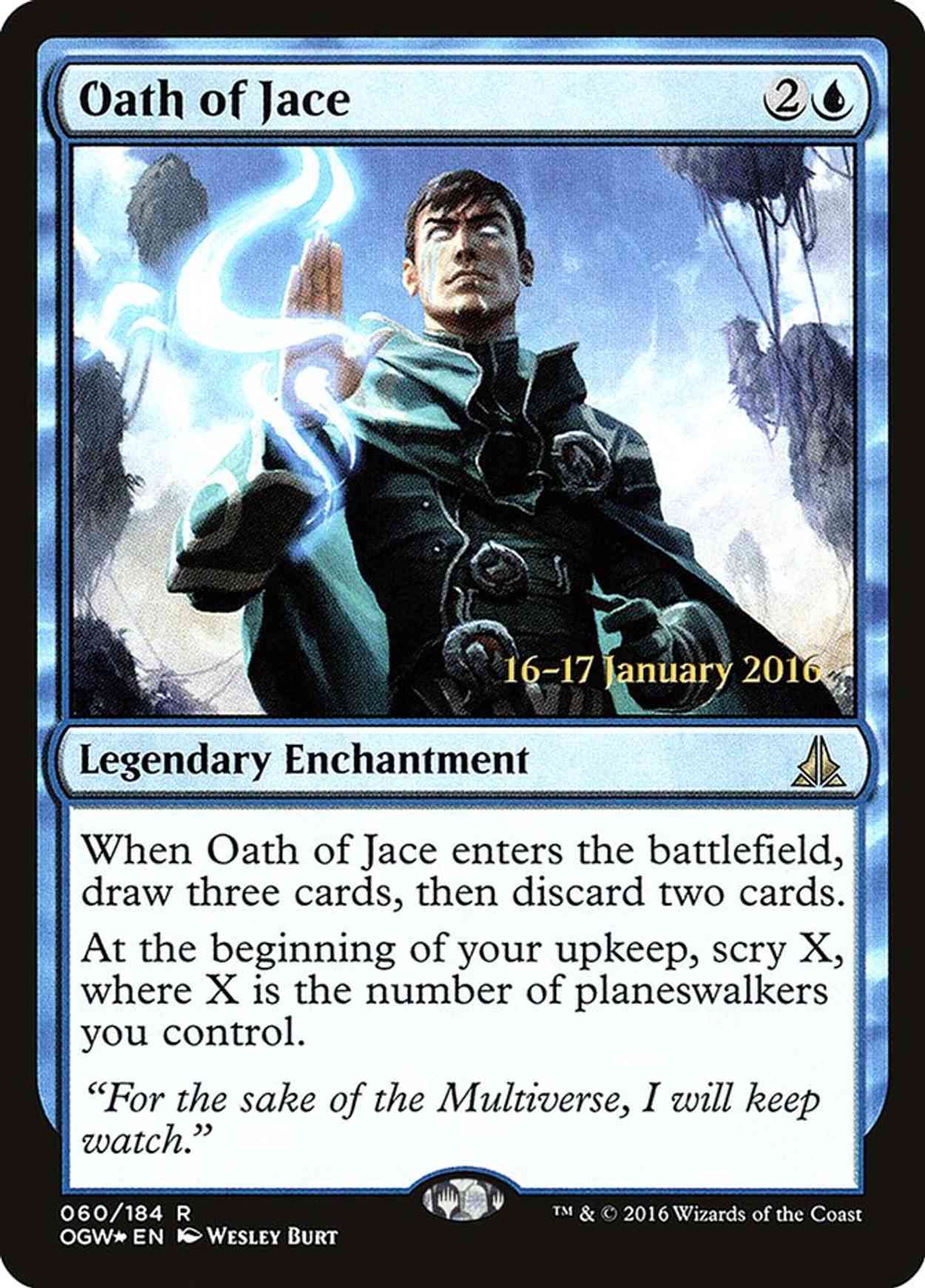 Oath of Jace magic card front