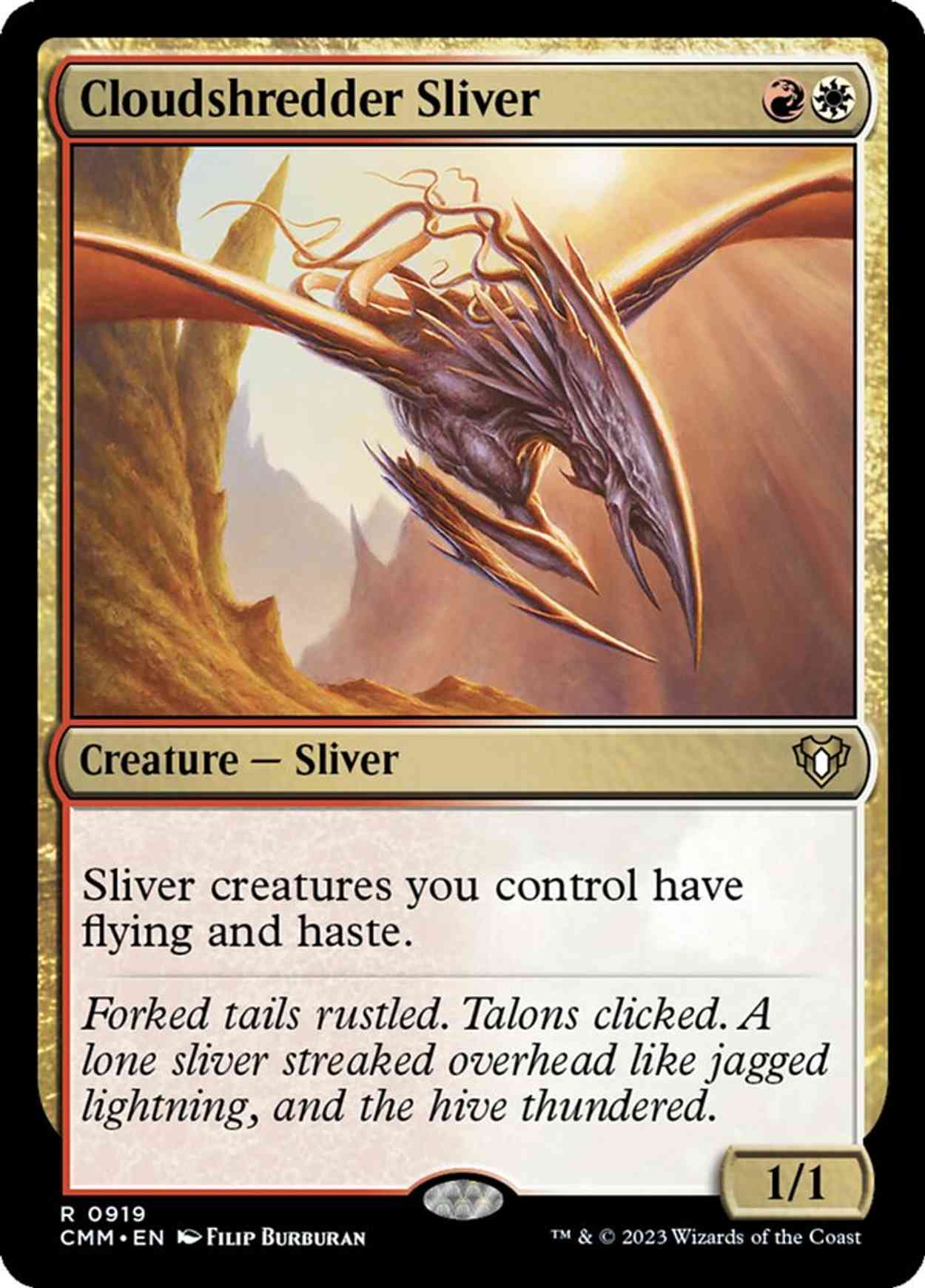 Cloudshredder Sliver magic card front