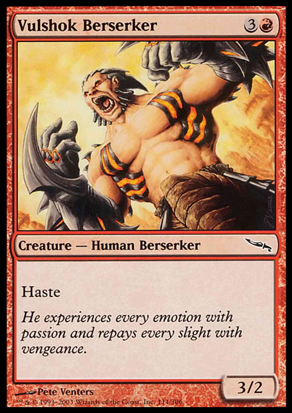 Vulshok Berserker magic card front