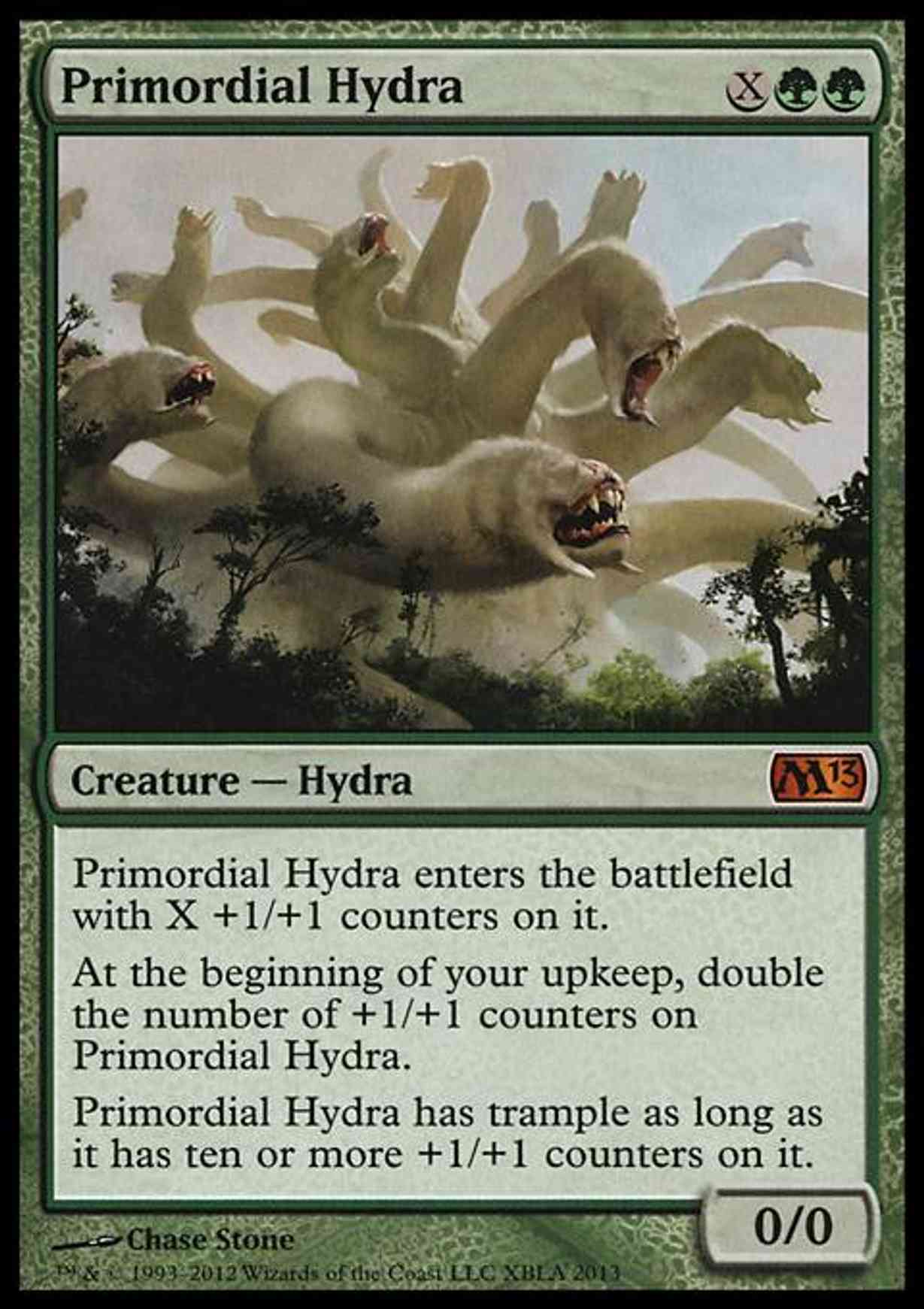 Primordial Hydra magic card front
