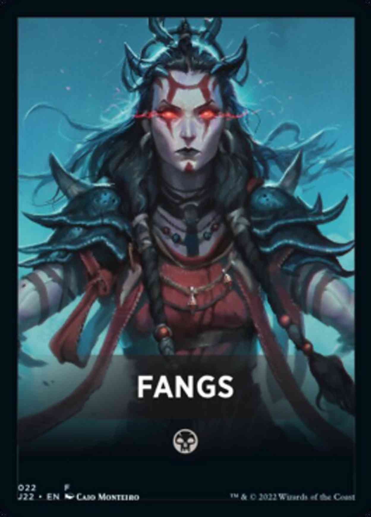 Fangs Theme Card magic card front