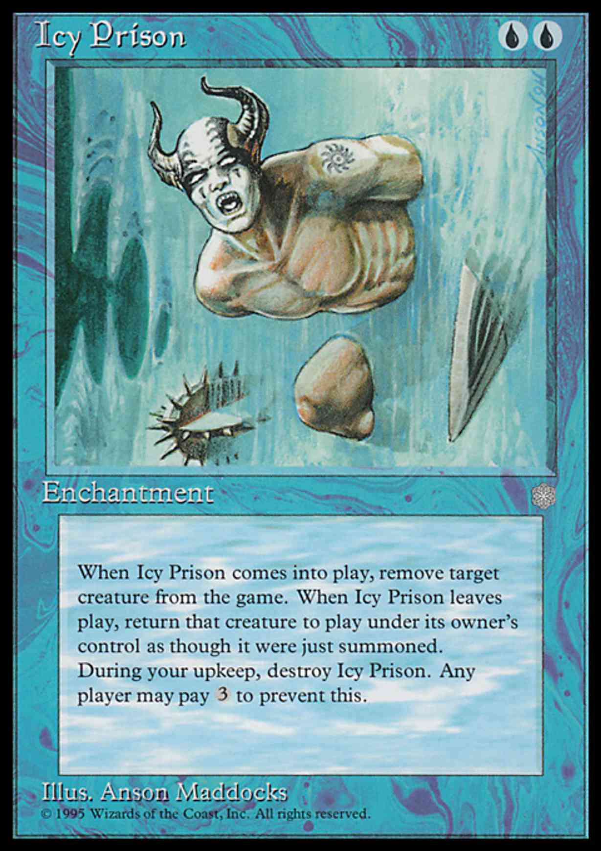 Icy Prison magic card front