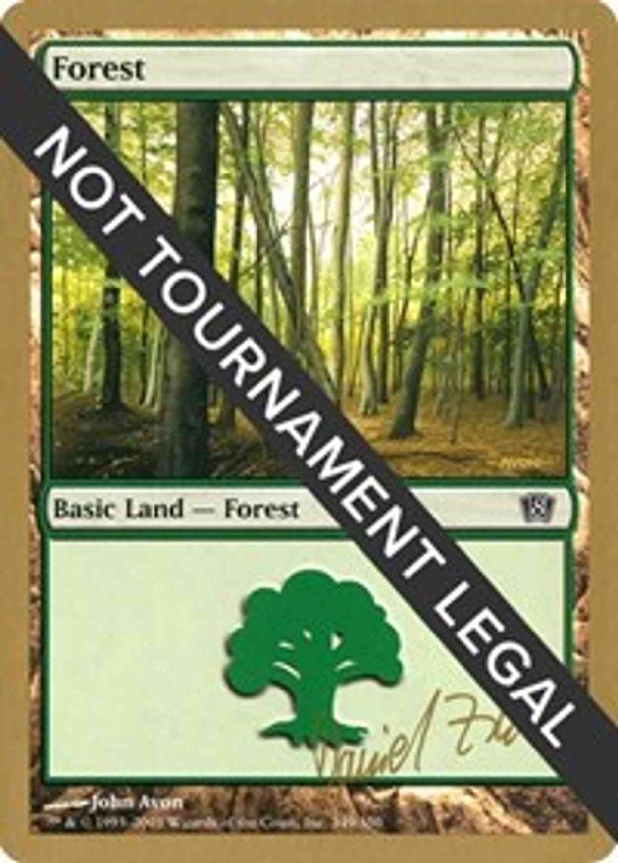 Forest (349) - 2003 Daniel Zink (8ED) magic card front