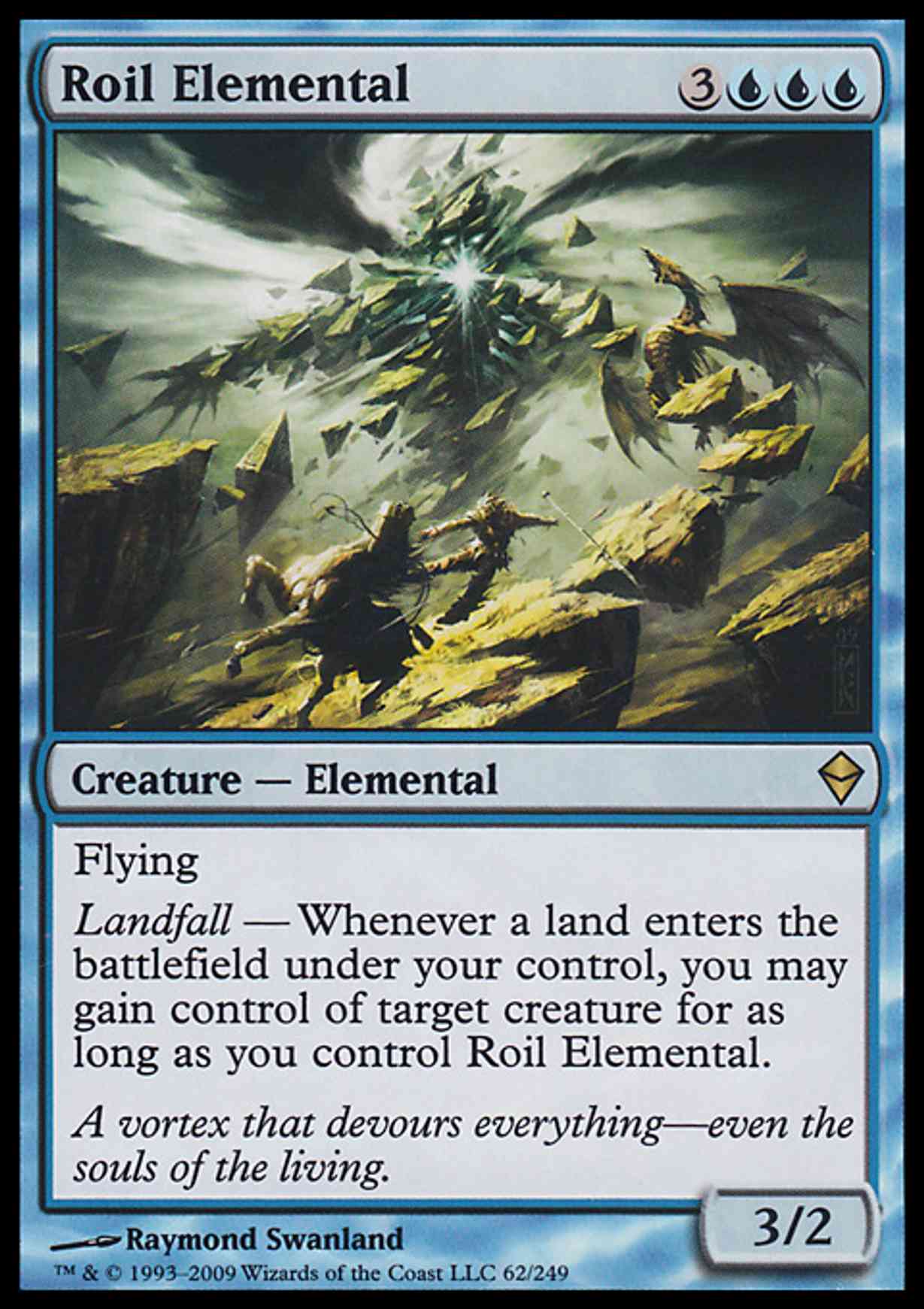 Roil Elemental magic card front