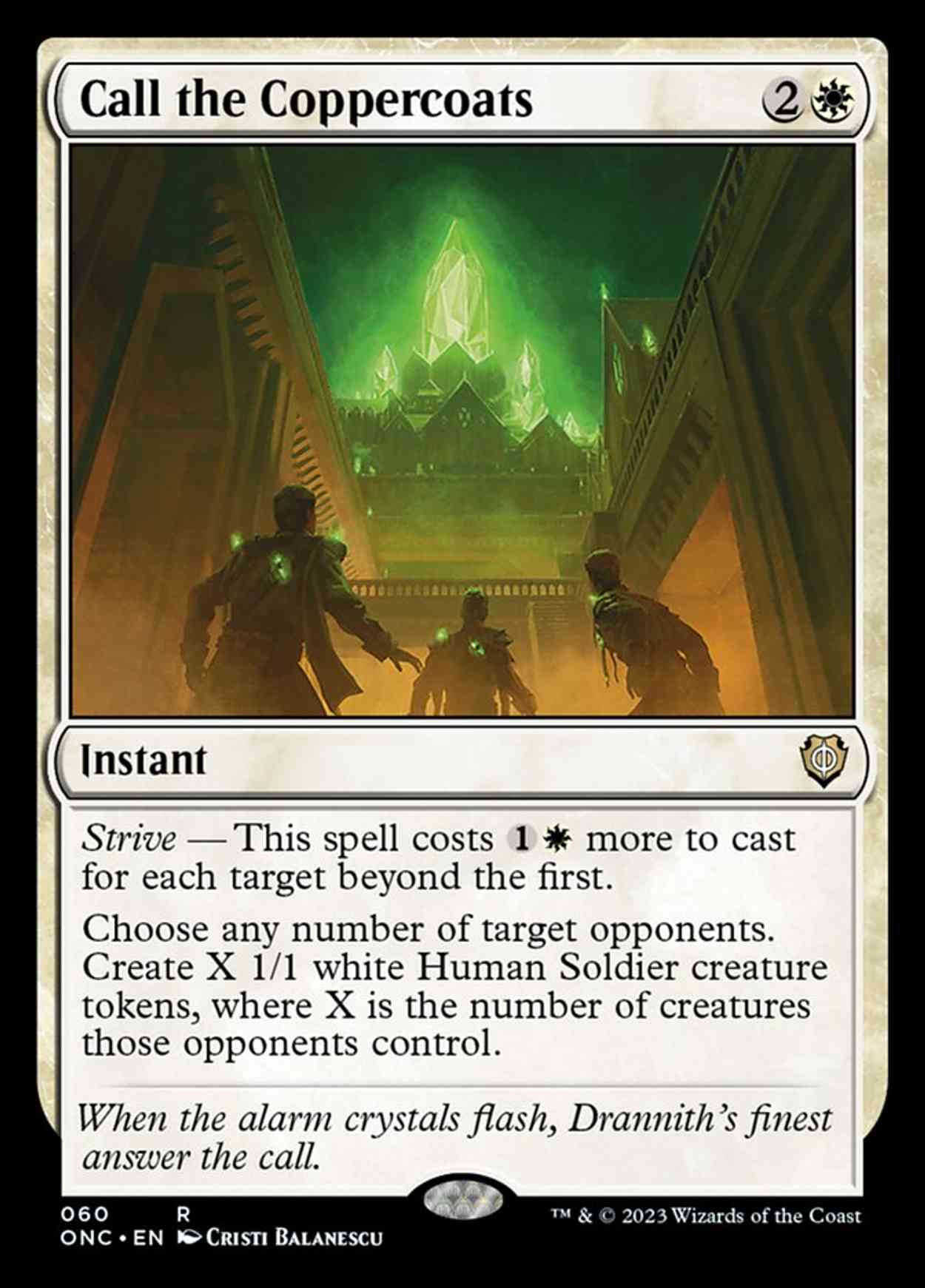 Call the Coppercoats magic card front