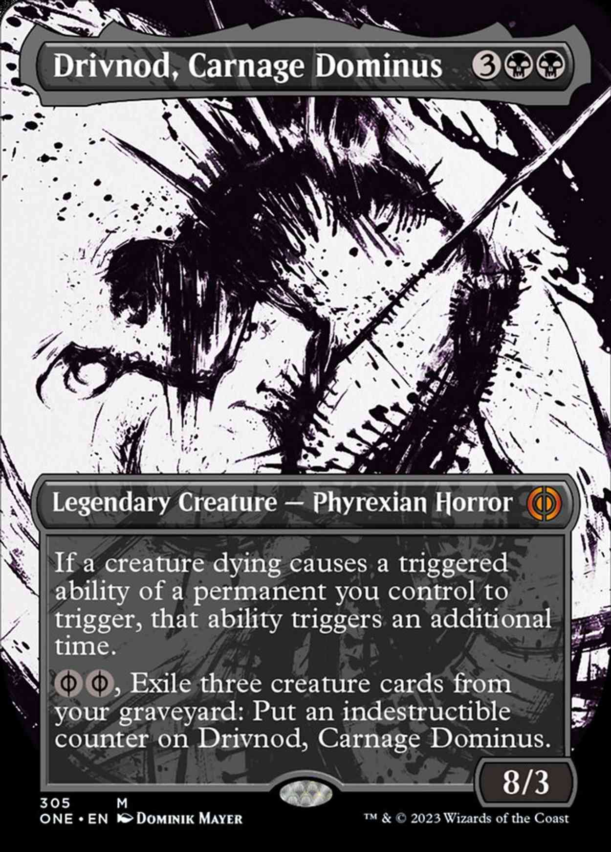 Drivnod, Carnage Dominus (Showcase) magic card front