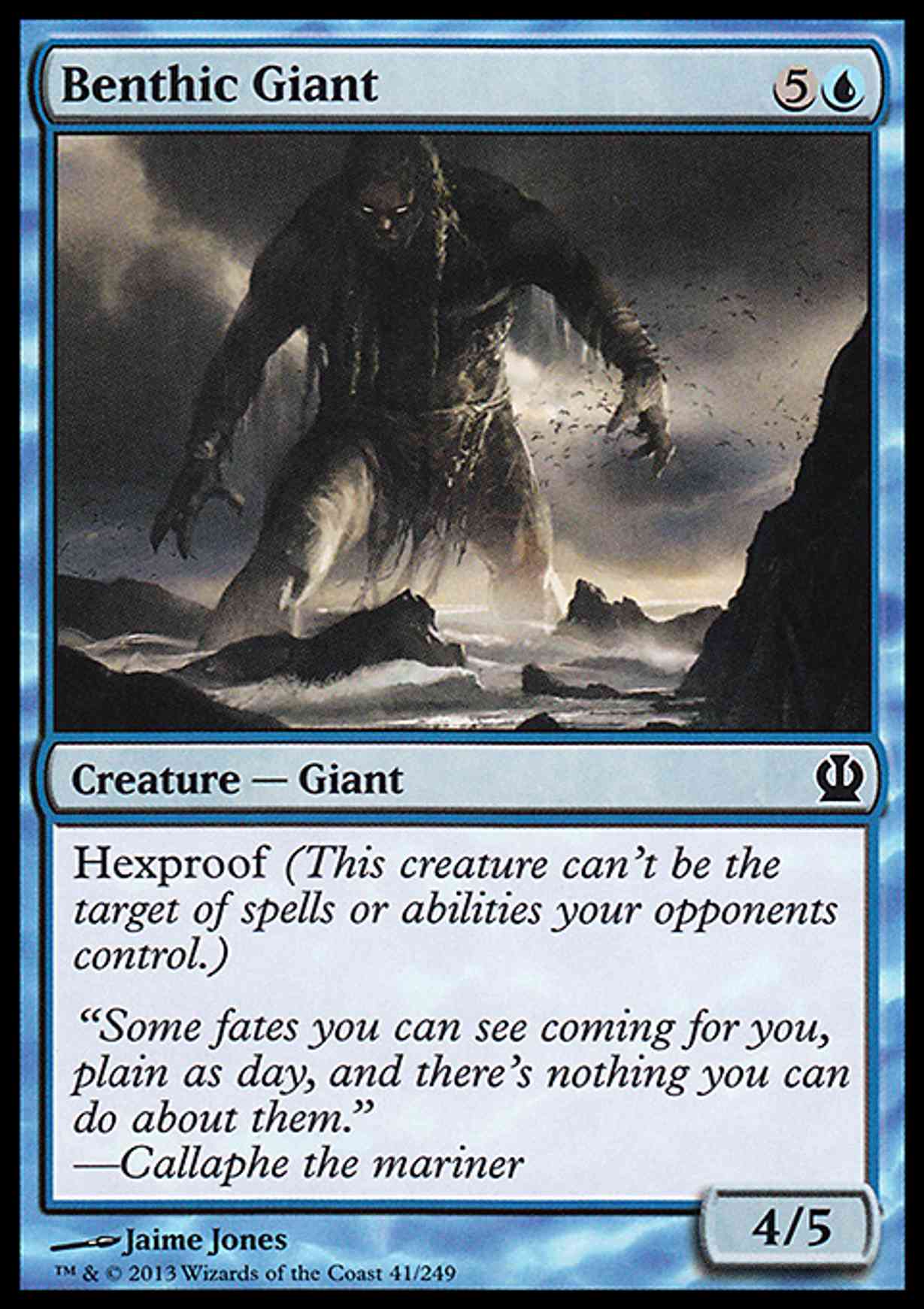 Benthic Giant magic card front