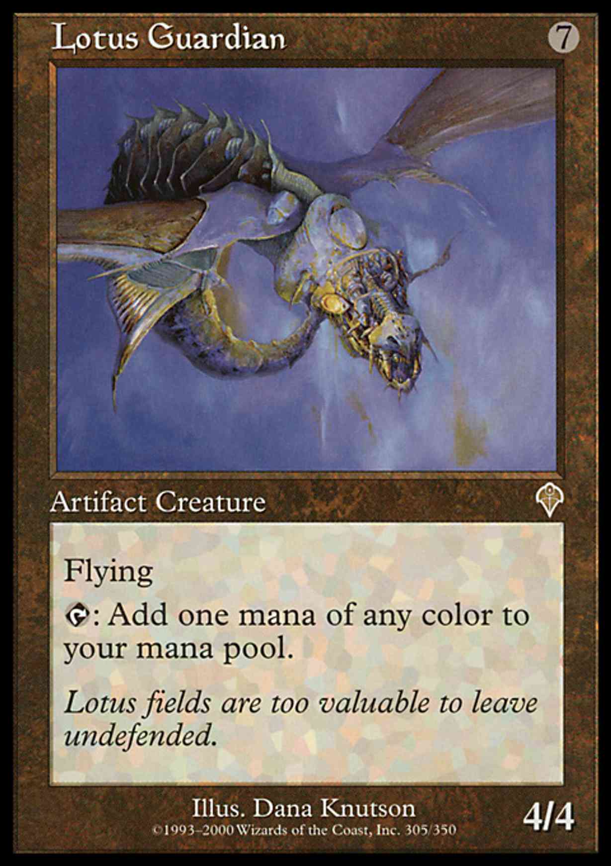 Lotus Guardian magic card front