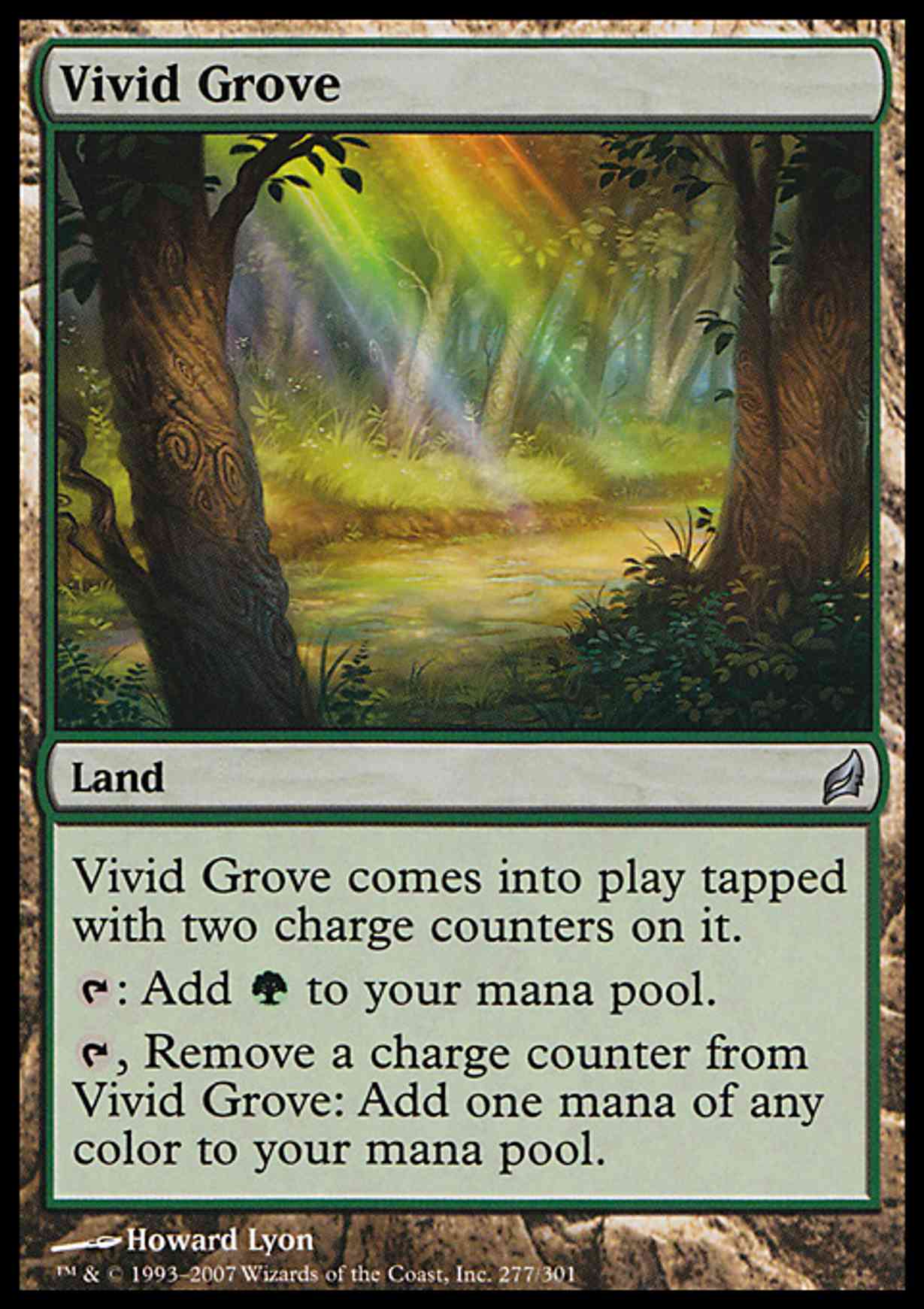 Vivid Grove magic card front