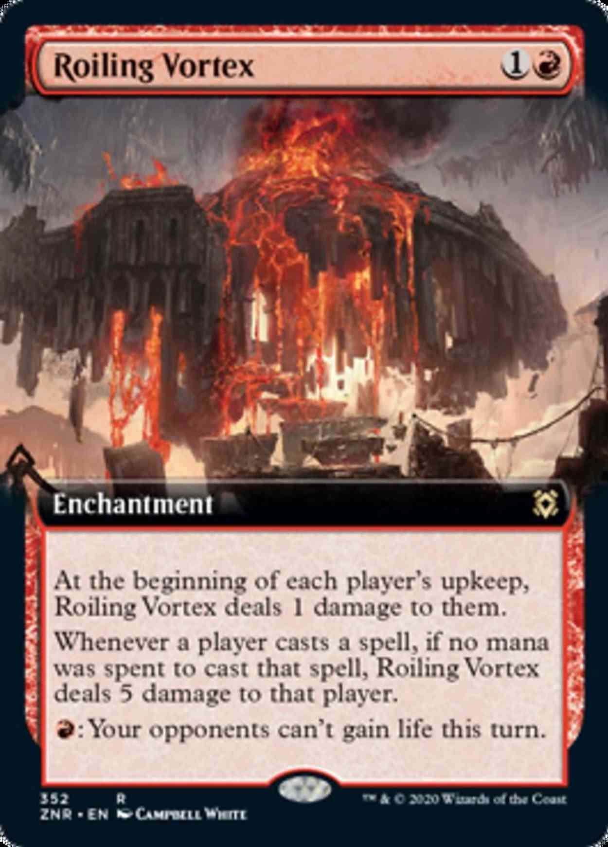 Roiling Vortex (Extended Art) magic card front