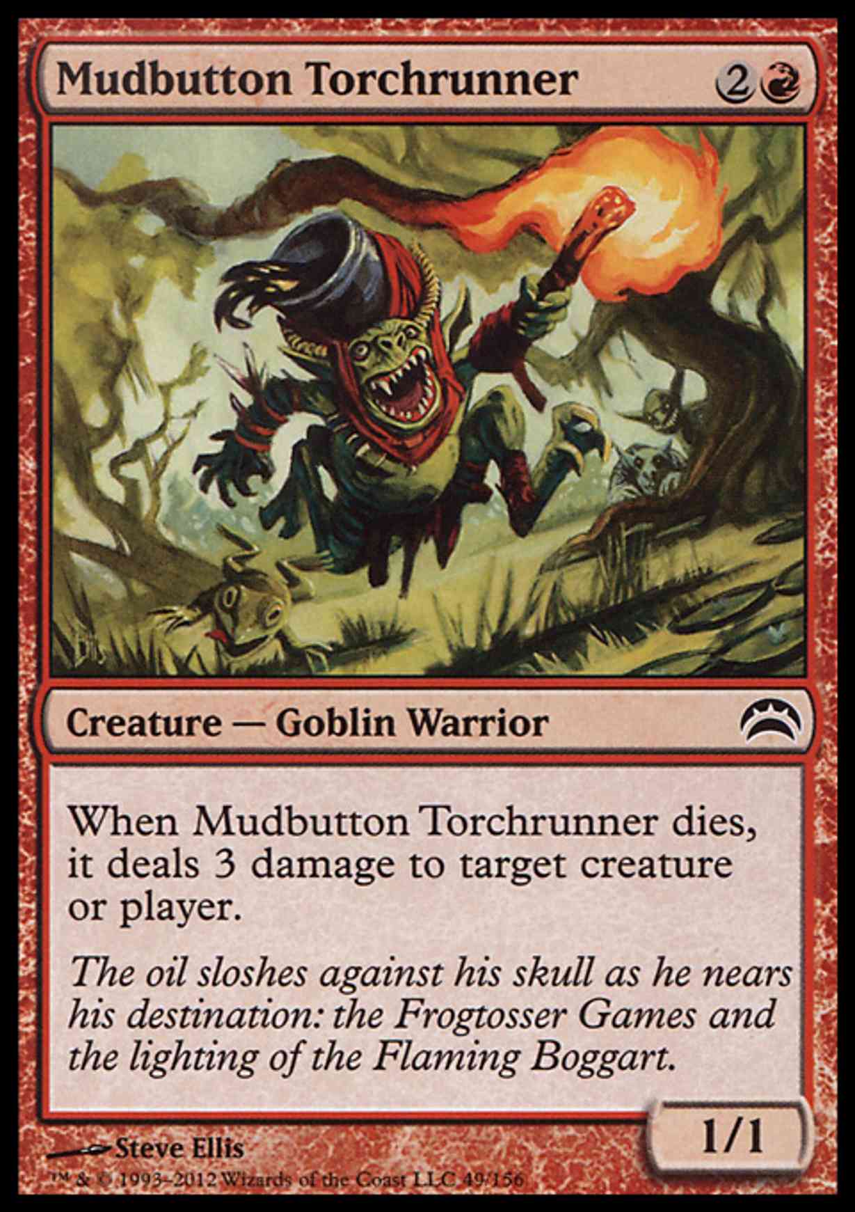 Mudbutton Torchrunner magic card front