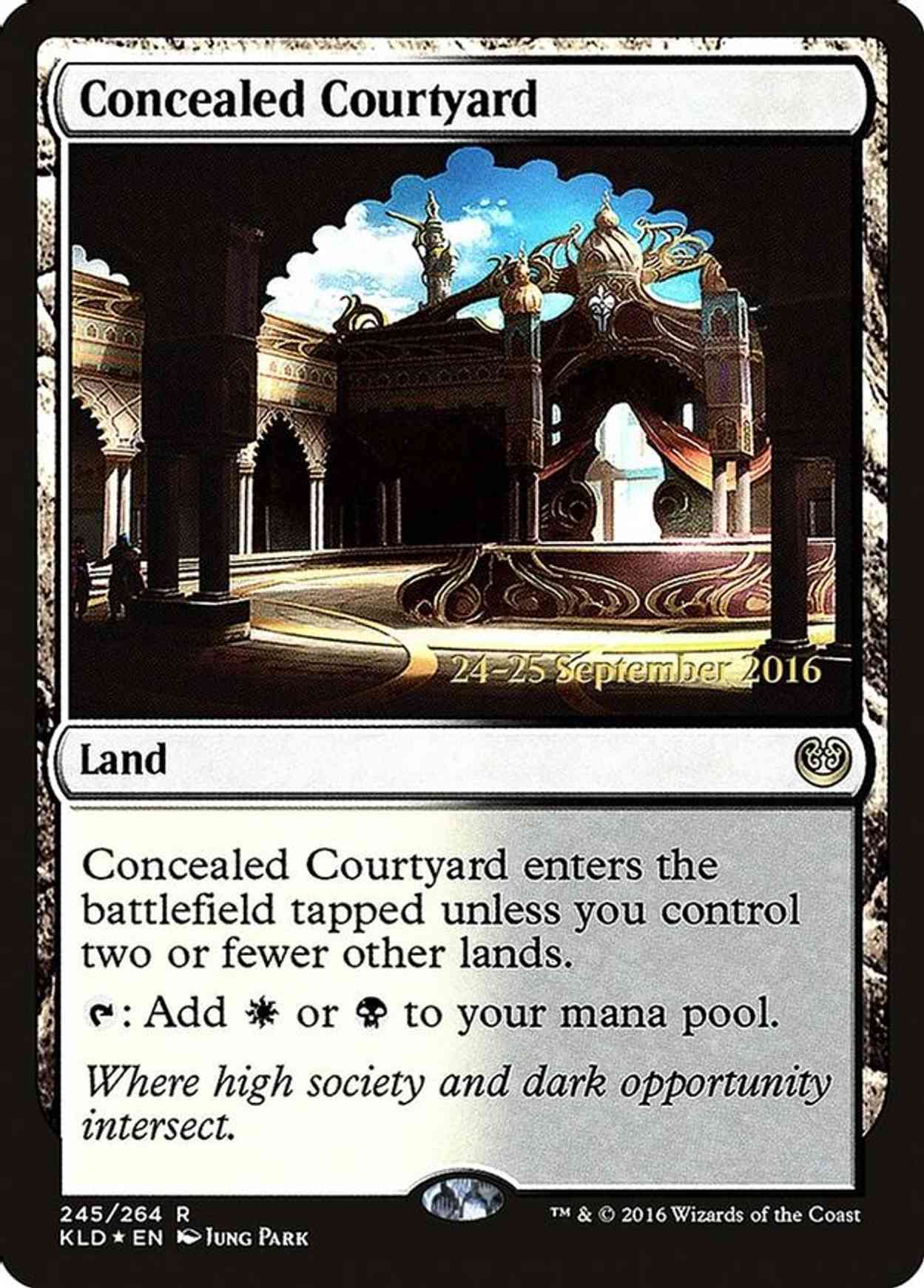 Concealed Courtyard (KLD) magic card front