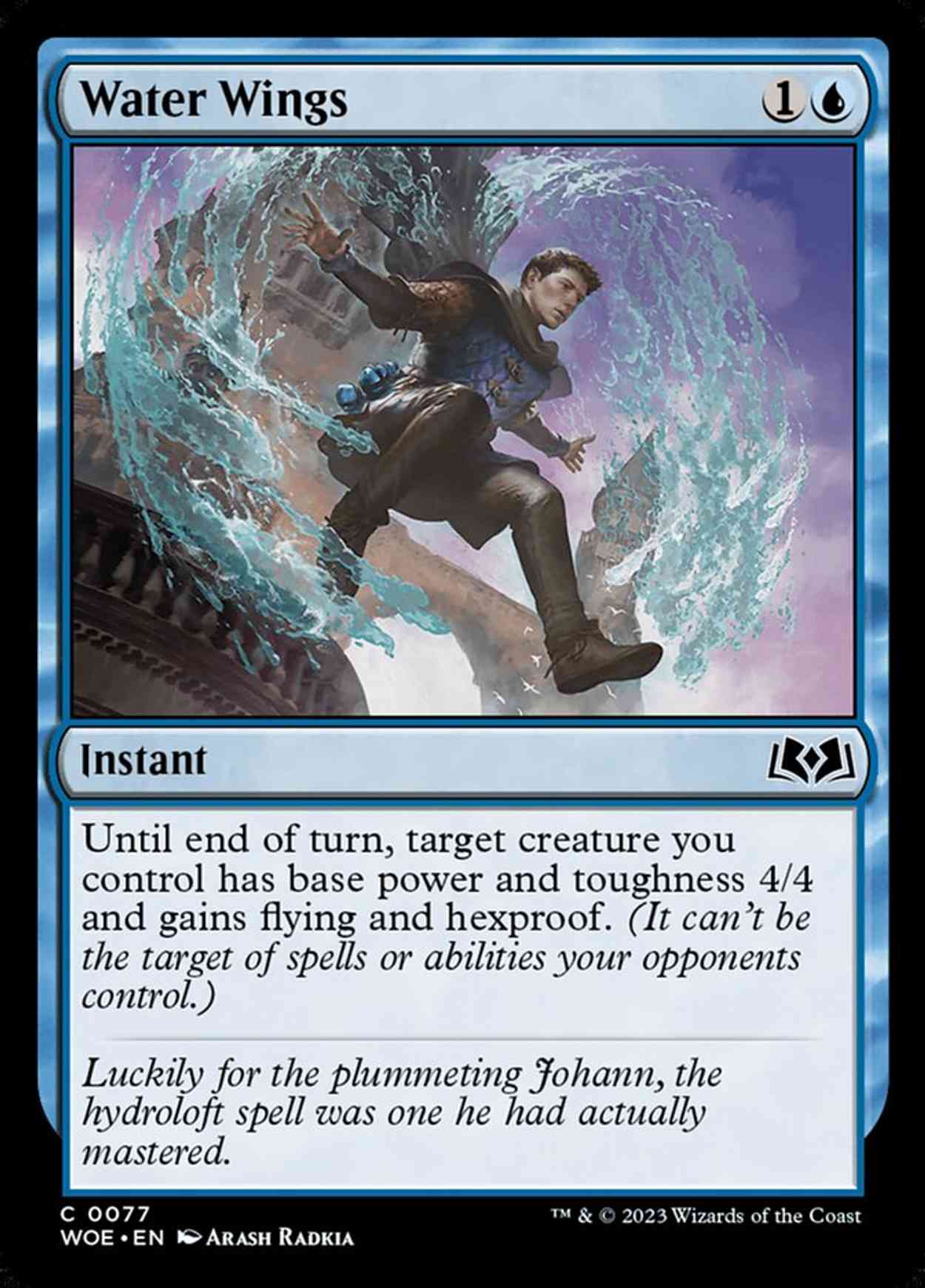 Water Wings magic card front