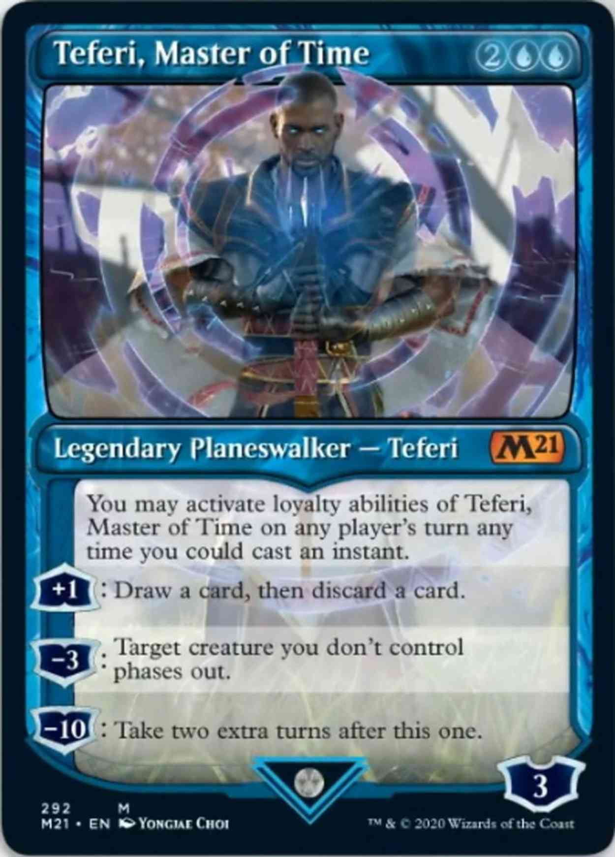 Teferi, Master of Time (Showcase) (292) magic card front