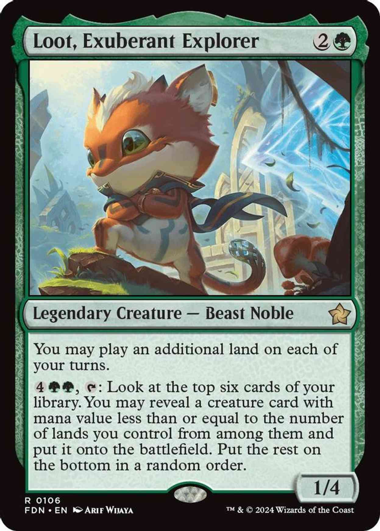 Loot, Exuberant Explorer magic card front