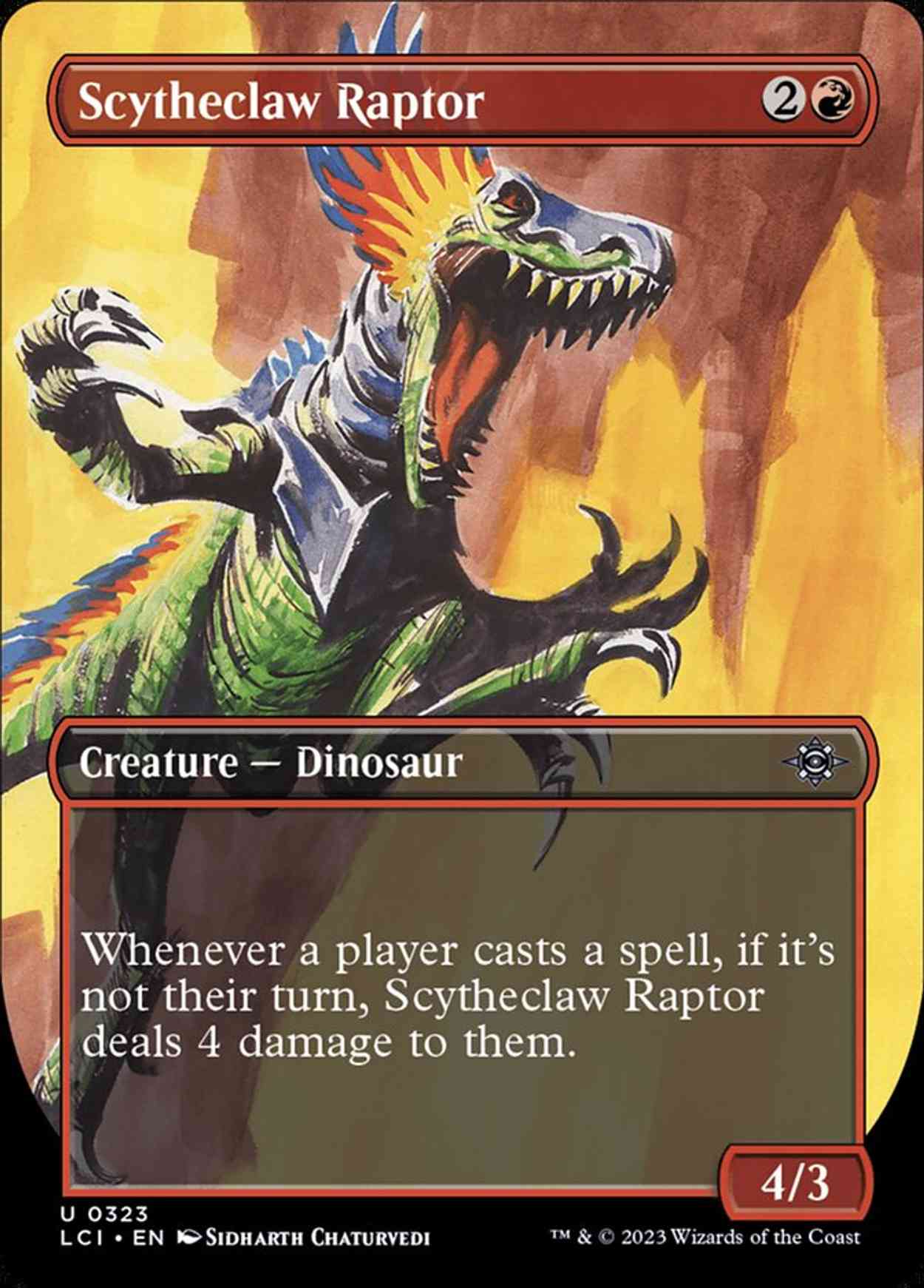 Scytheclaw Raptor (Borderless) magic card front