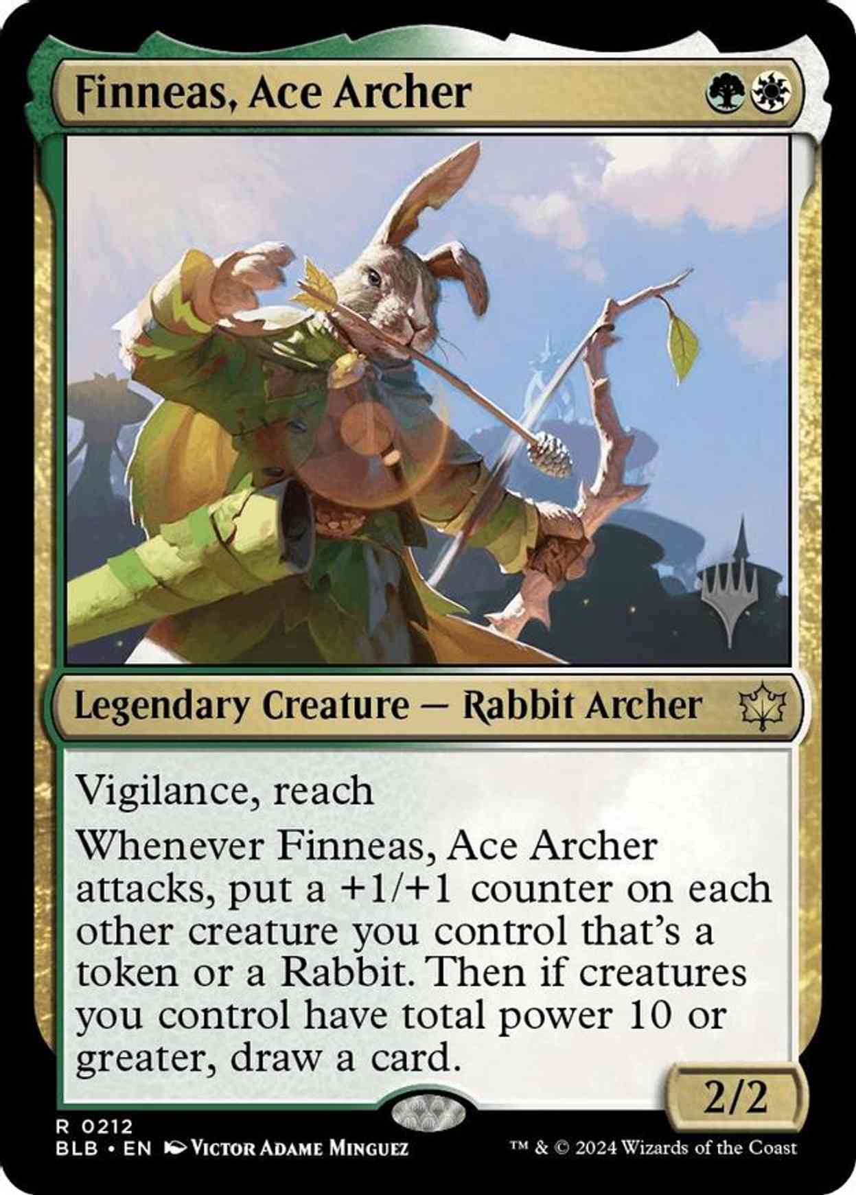 Finneas, Ace Archer magic card front