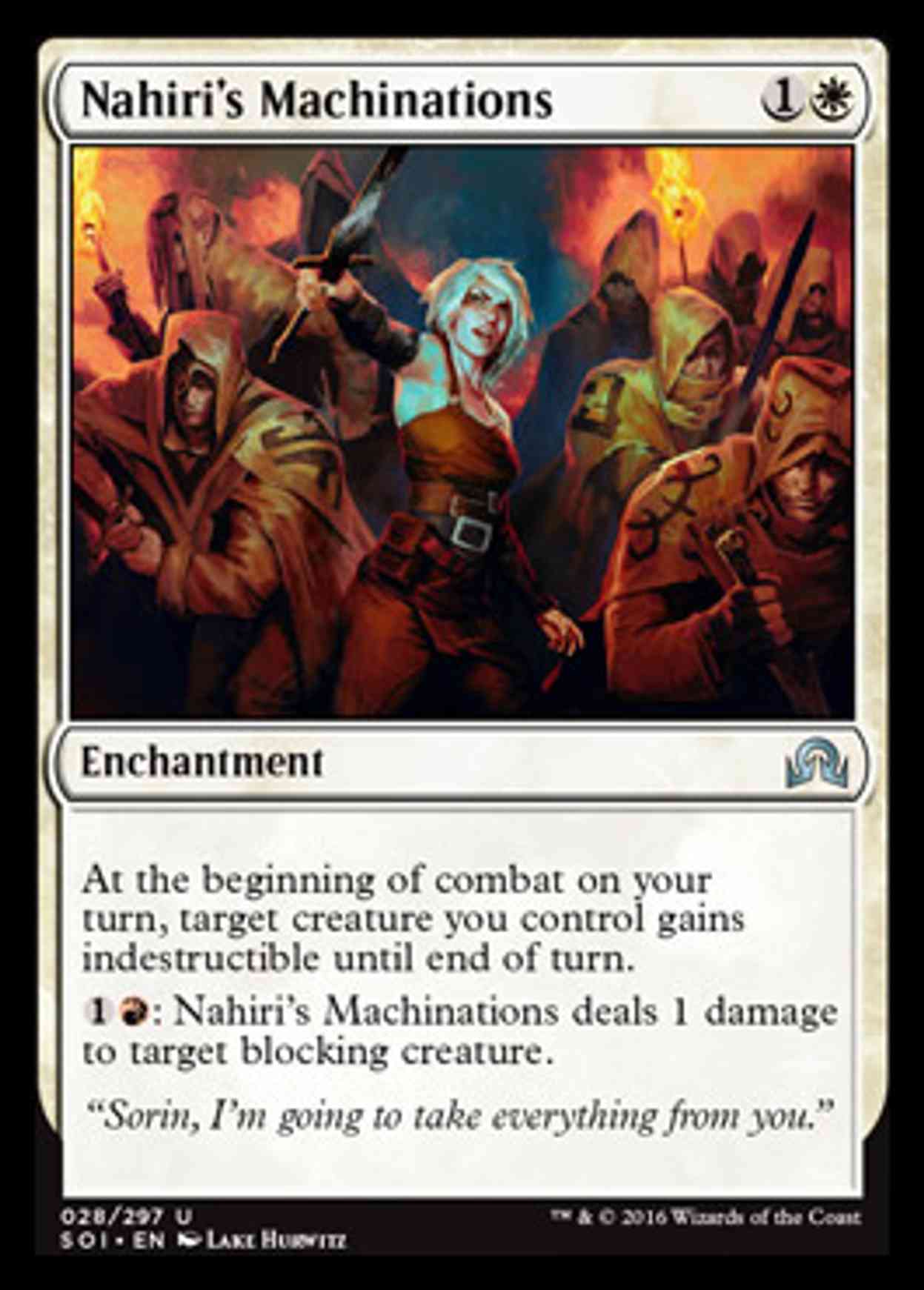 Nahiri's Machinations magic card front