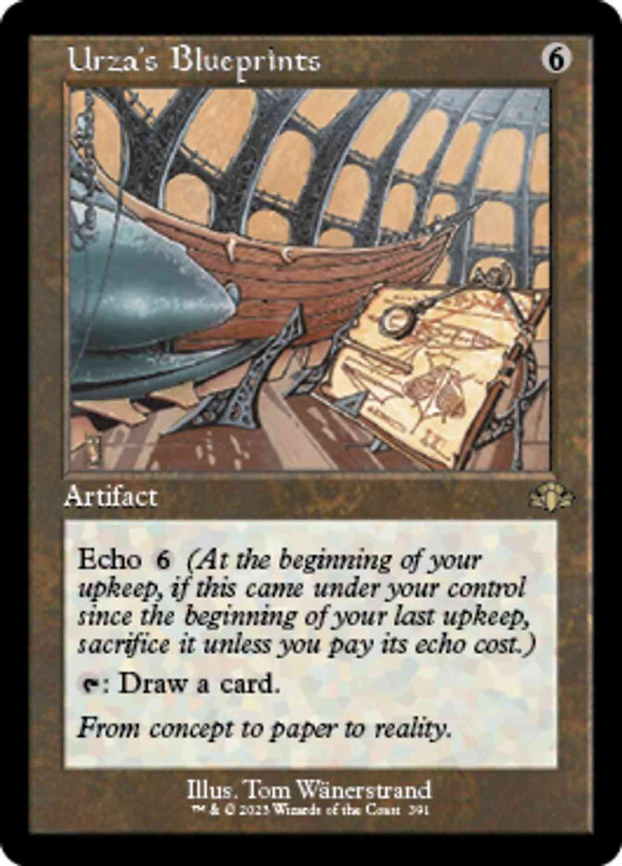 Urza's Blueprints (Retro Frame) magic card front