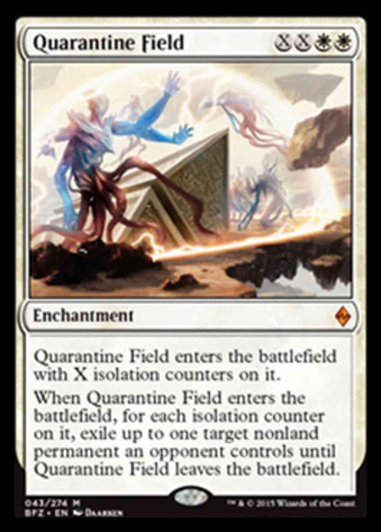 Quarantine Field magic card front
