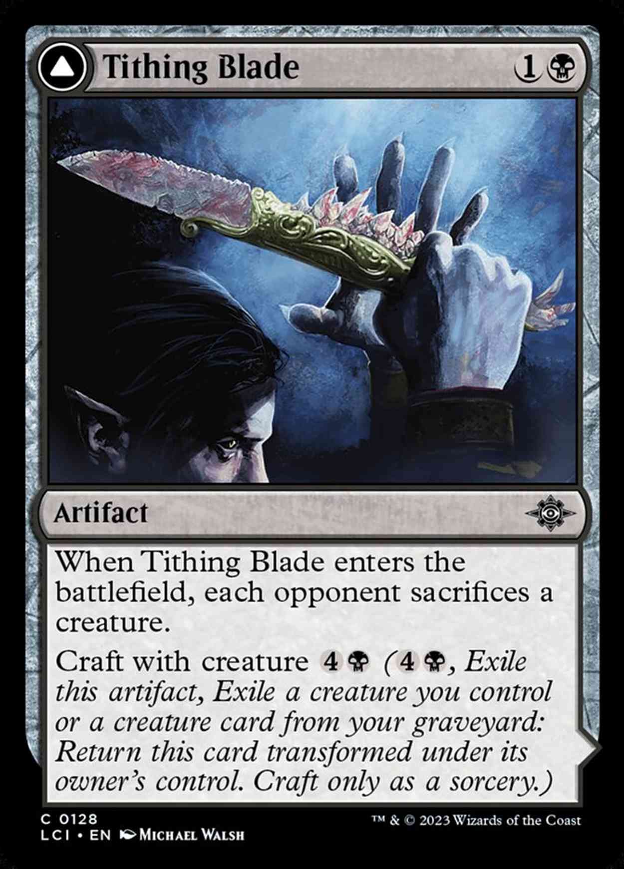 Tithing Blade magic card front