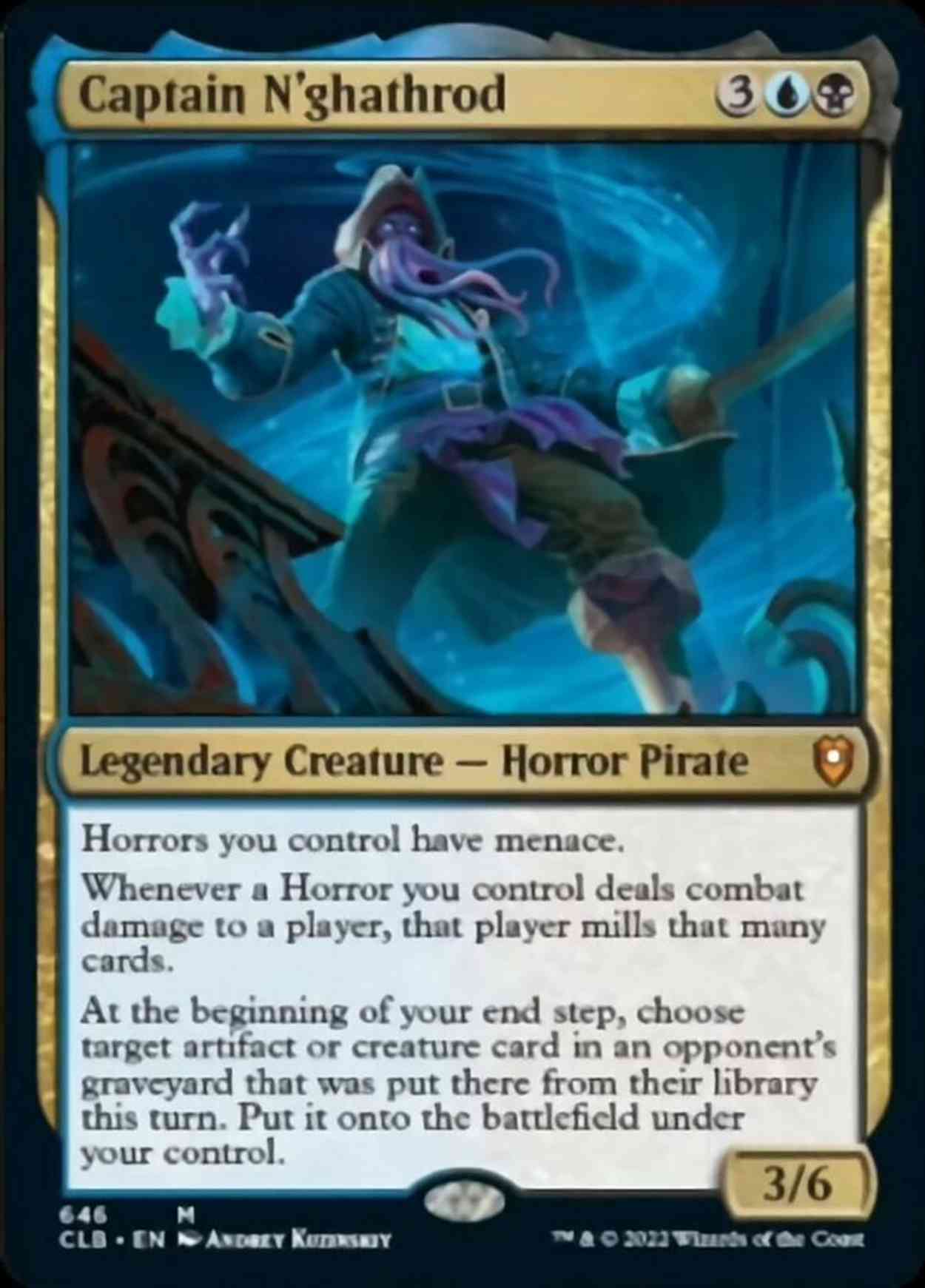 Captain N'ghathrod magic card front
