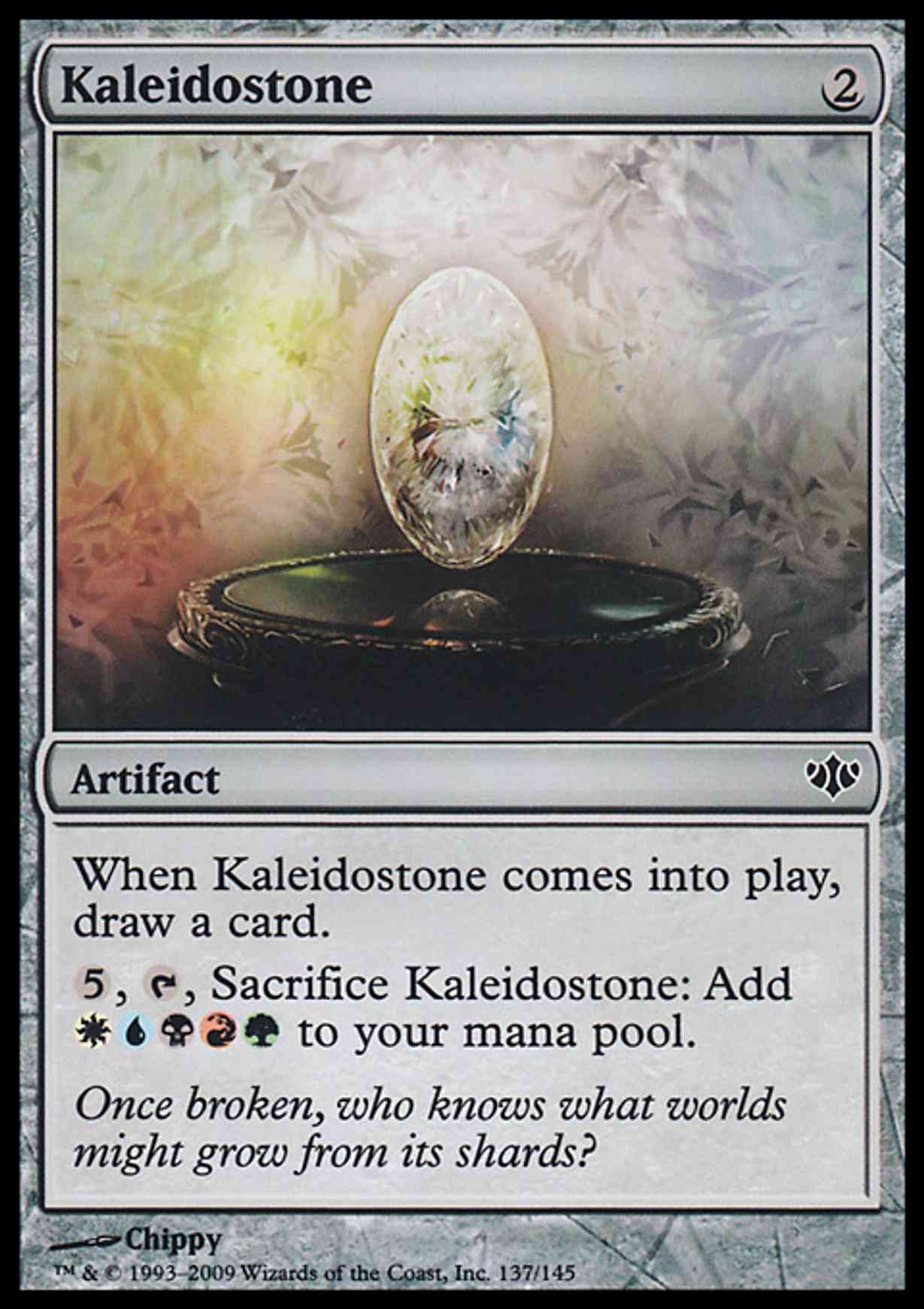 Kaleidostone magic card front