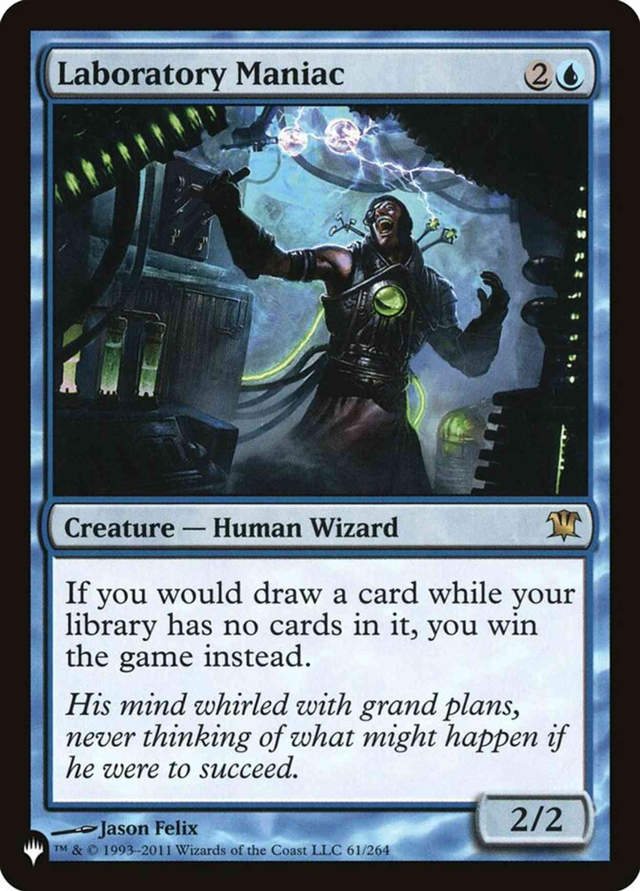 Laboratory Maniac magic card front