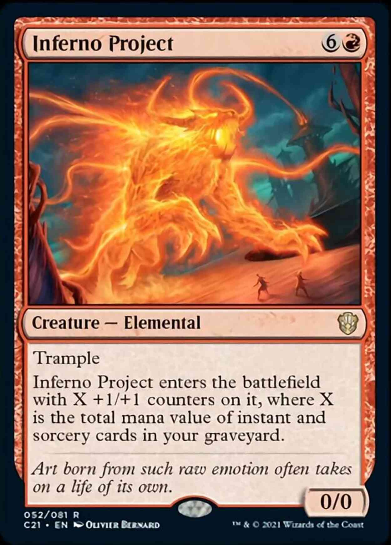 Inferno Project magic card front