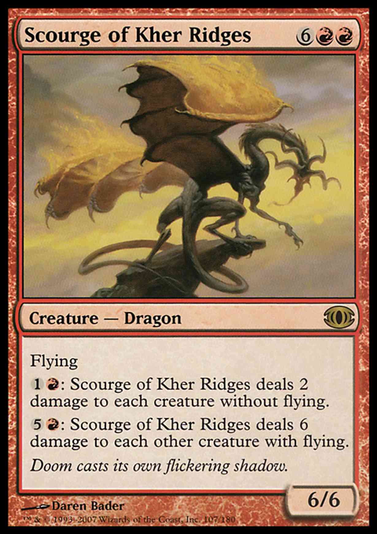 Scourge of Kher Ridges magic card front