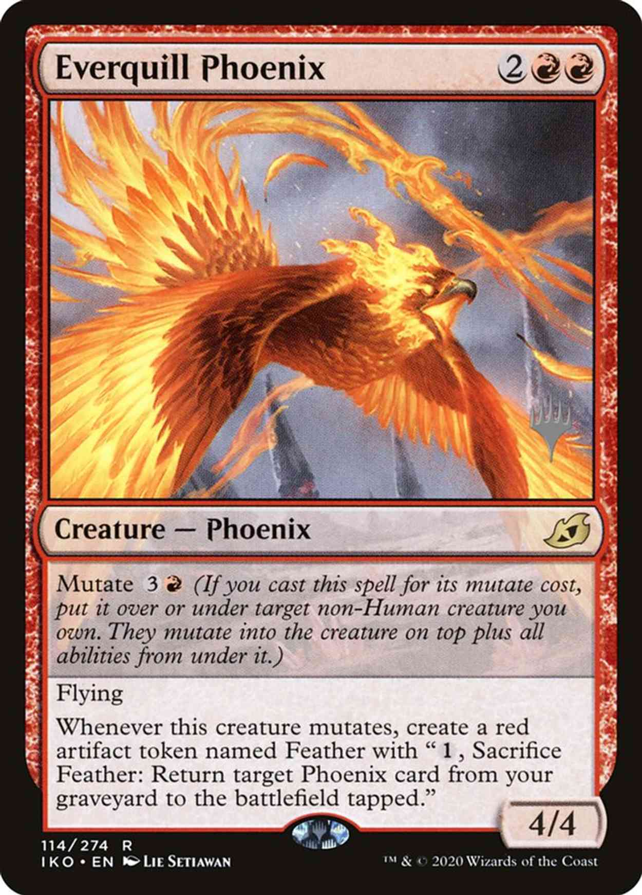 Everquill Phoenix magic card front