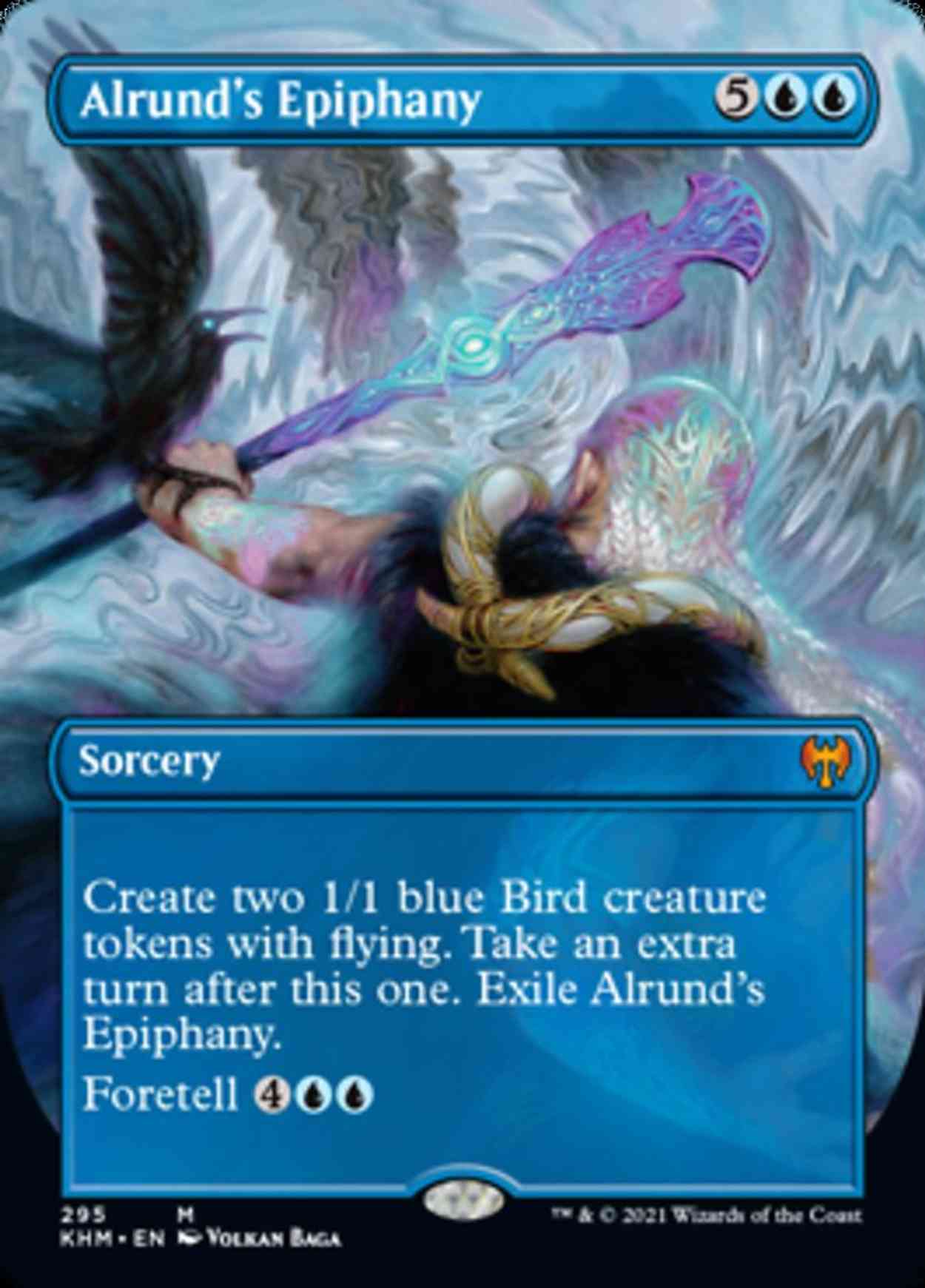 Alrund's Epiphany (Borderless) magic card front
