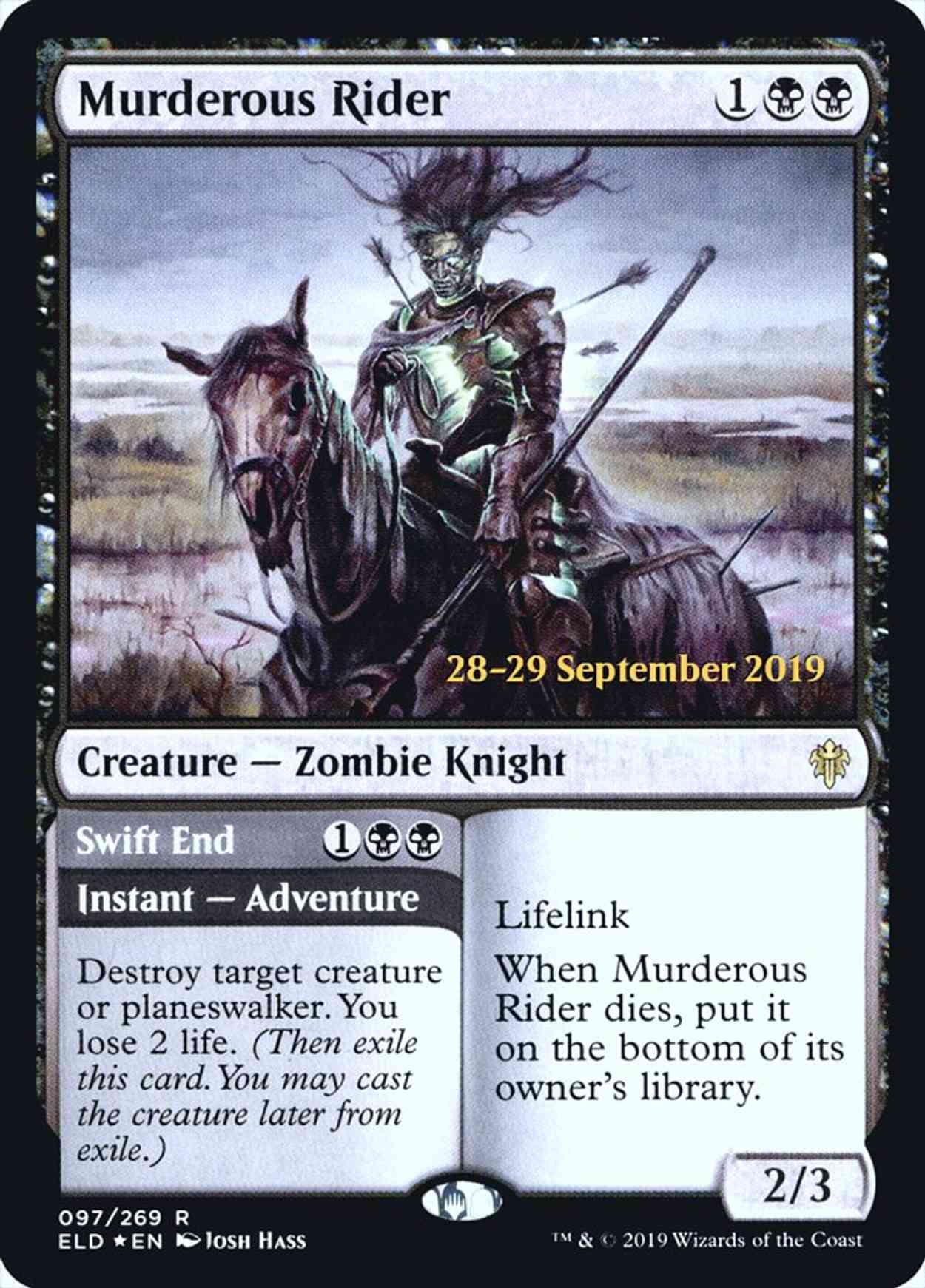 Murderous Rider magic card front