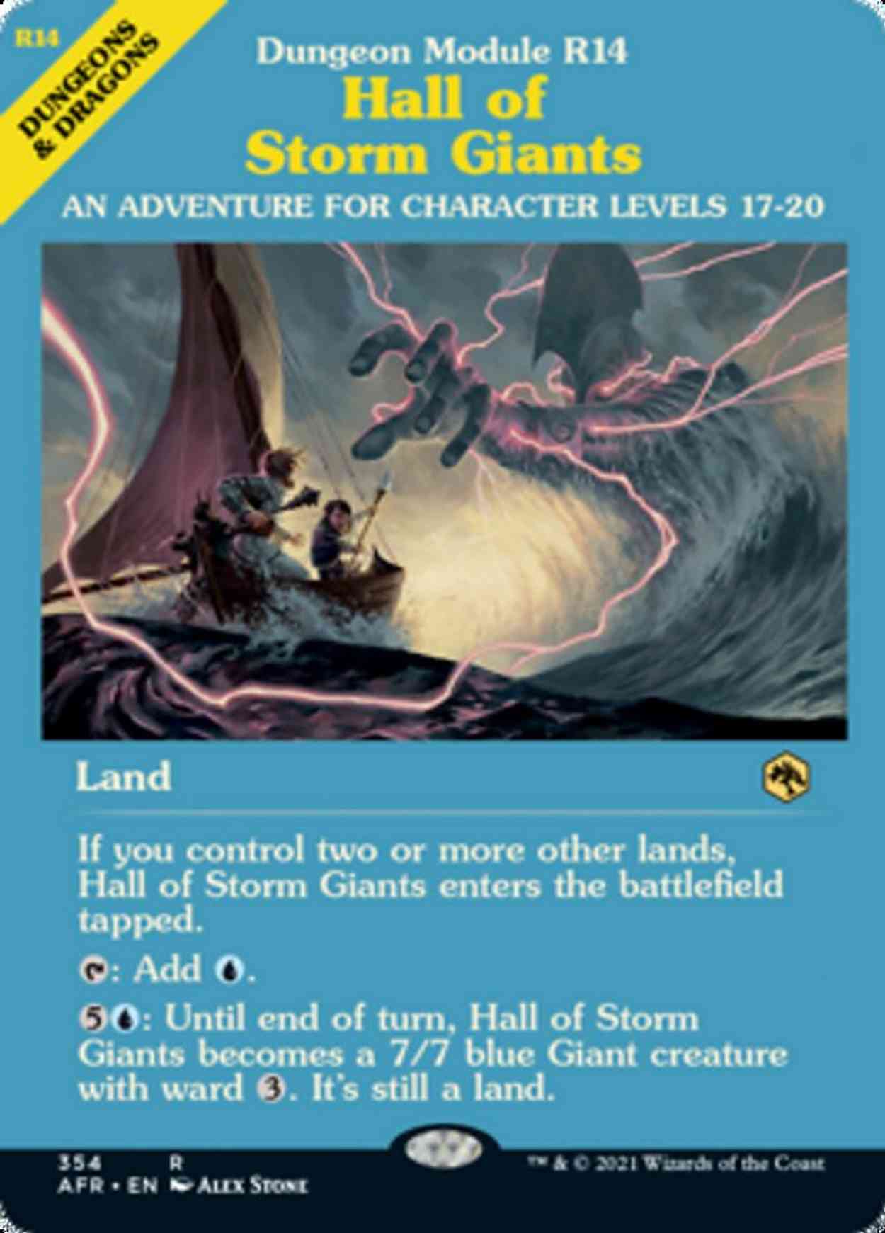 Hall of Storm Giants (Dungeon Module) magic card front