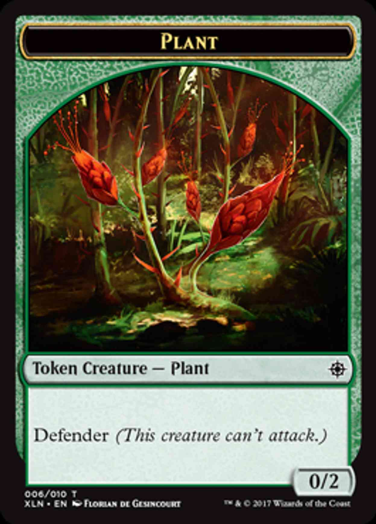 Plant Token (006) magic card front