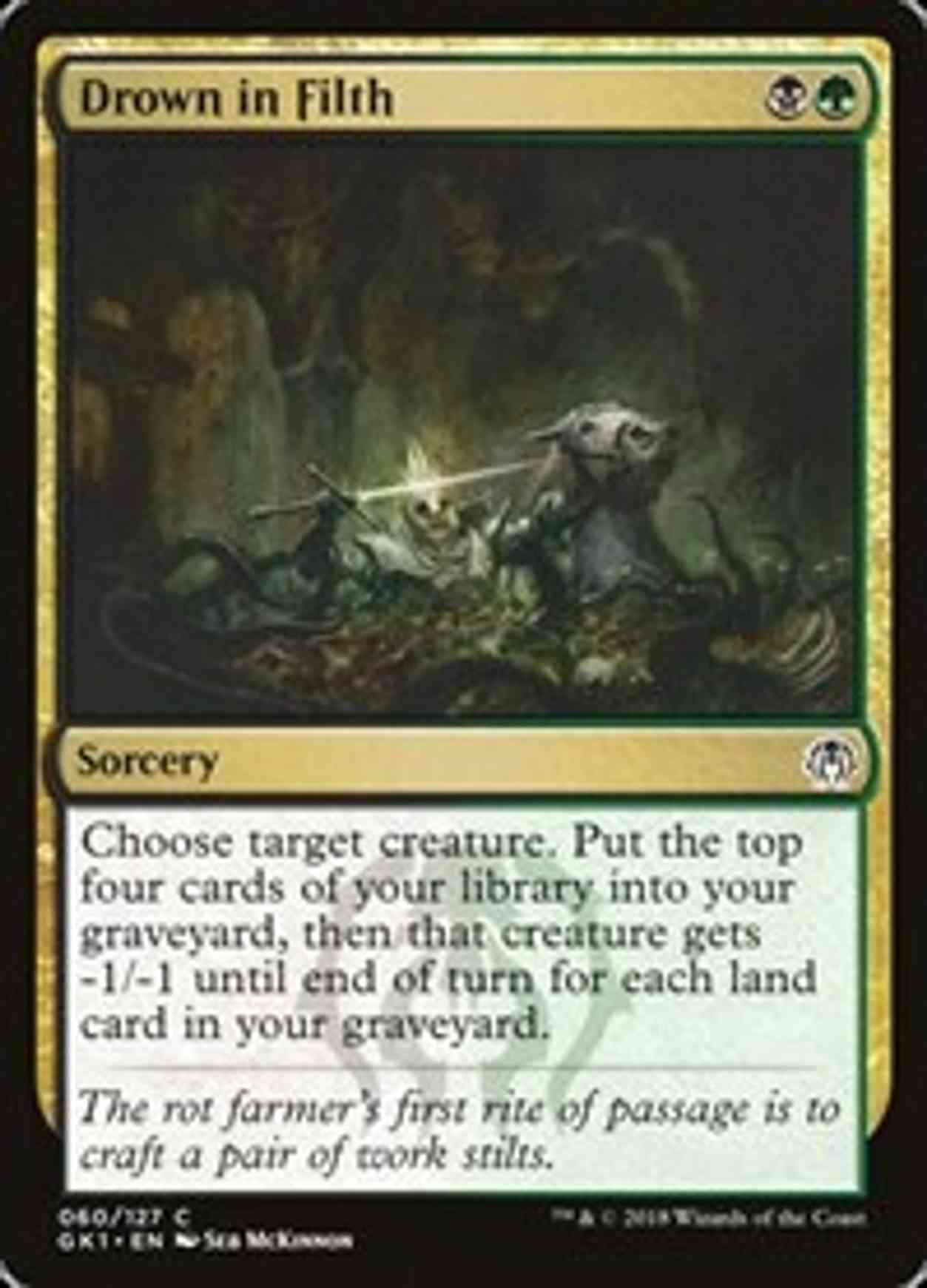 Drown in Filth magic card front